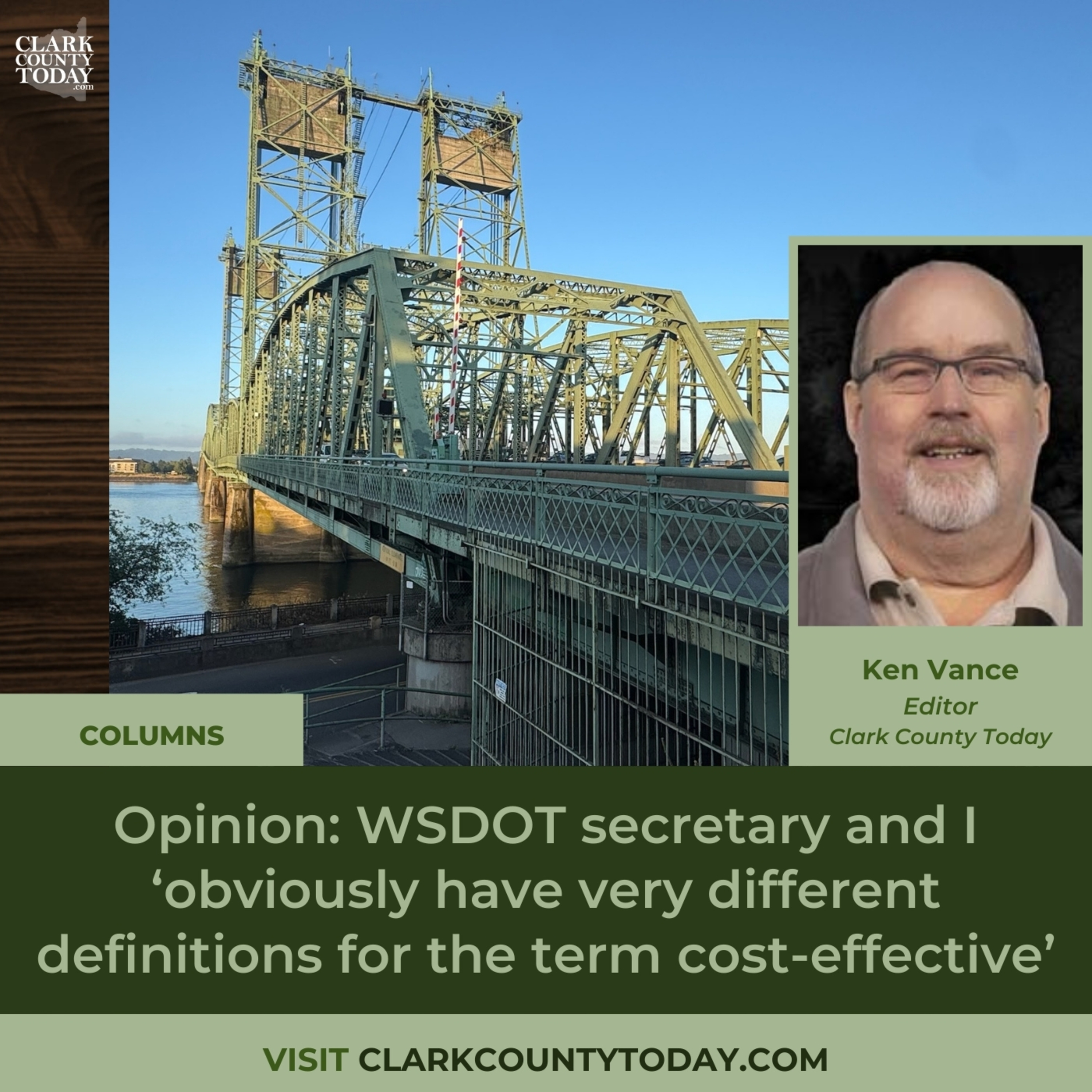 Opinion: WSDOT secretary and I ‘obviously have very different definitions for the term cost-effective’