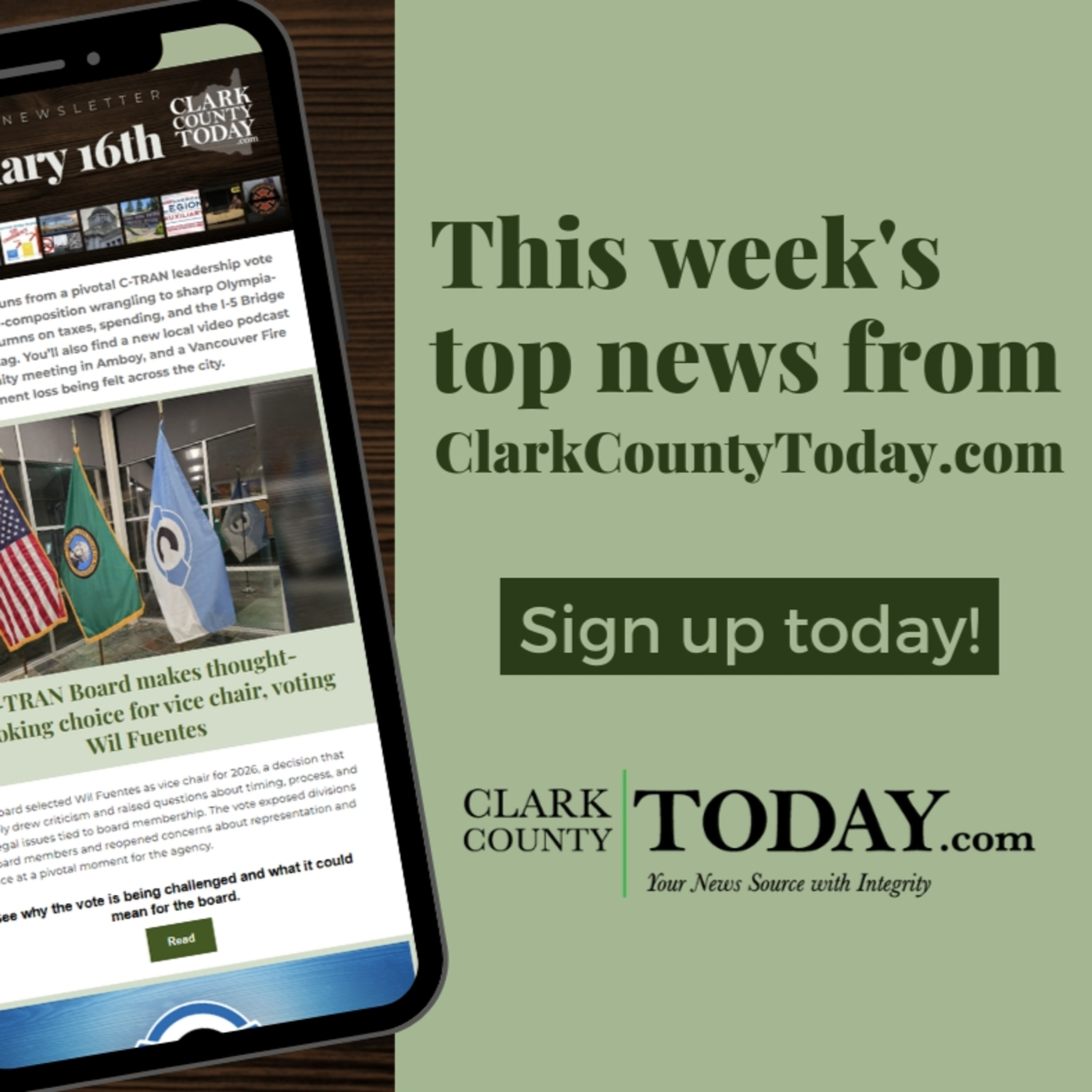 Newsletter: C-TRAN power moves, Olympia tax fights, and IBR cost questions