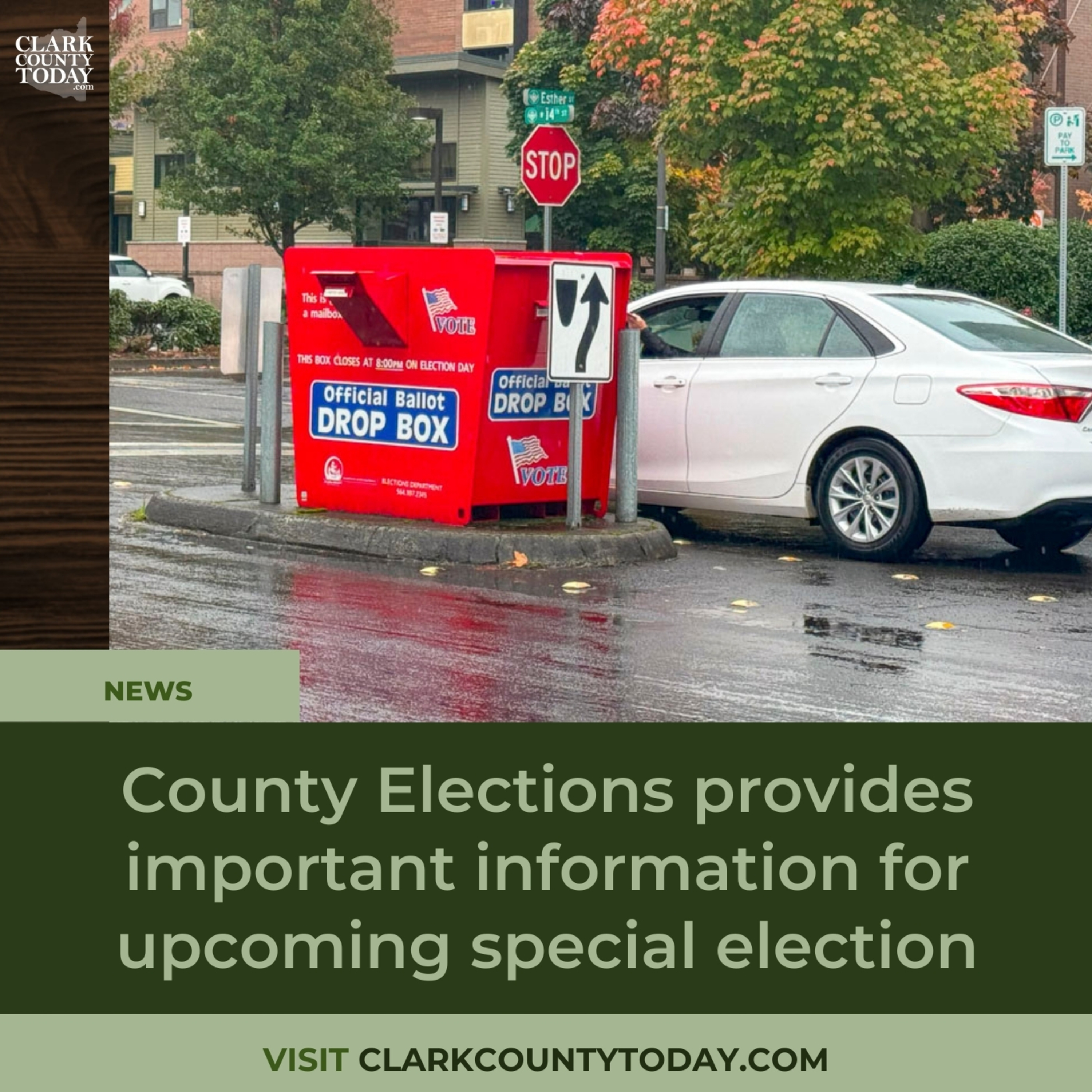 County Elections provides important information for upcoming special election