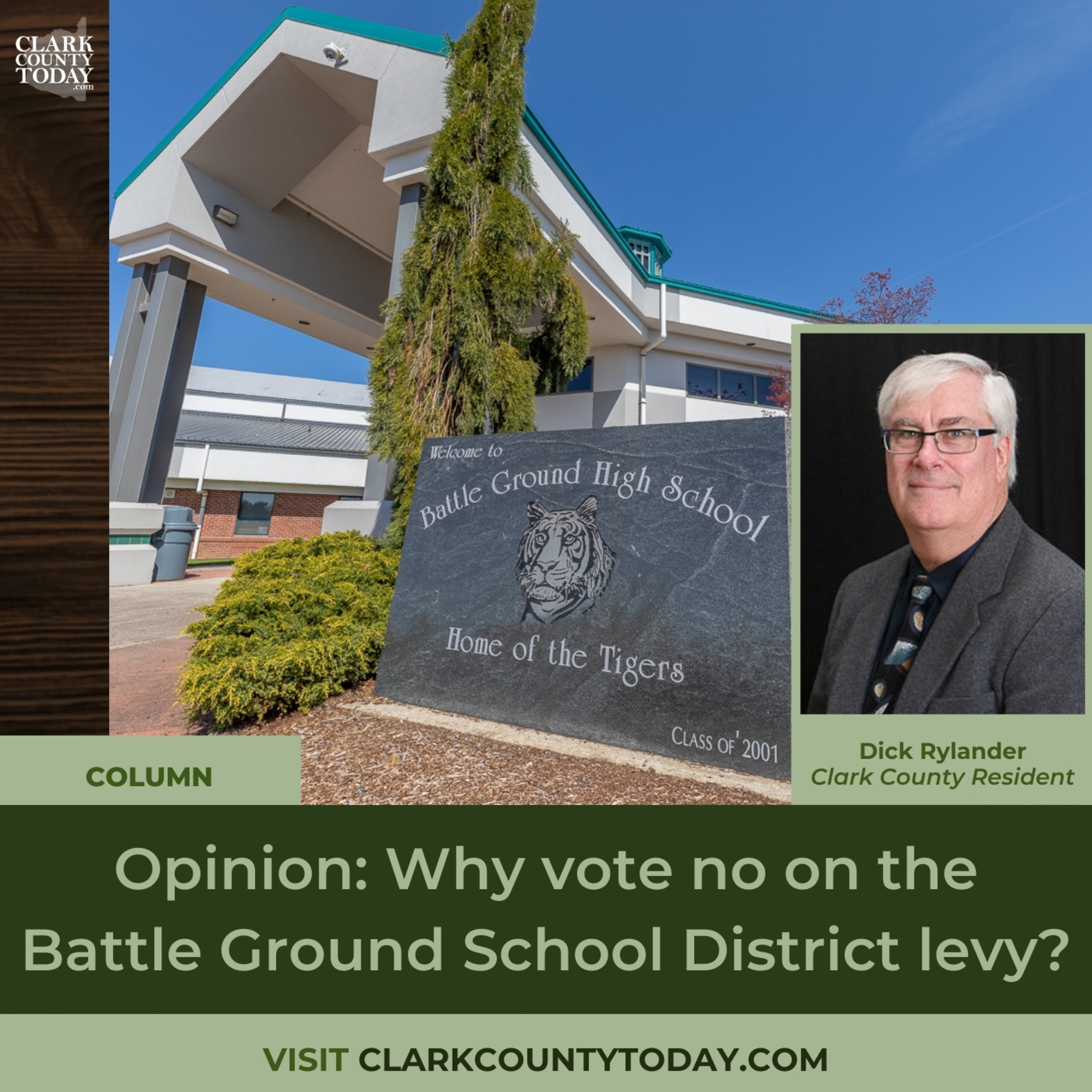 Opinion: Why vote no on the Battle Ground School District levy?