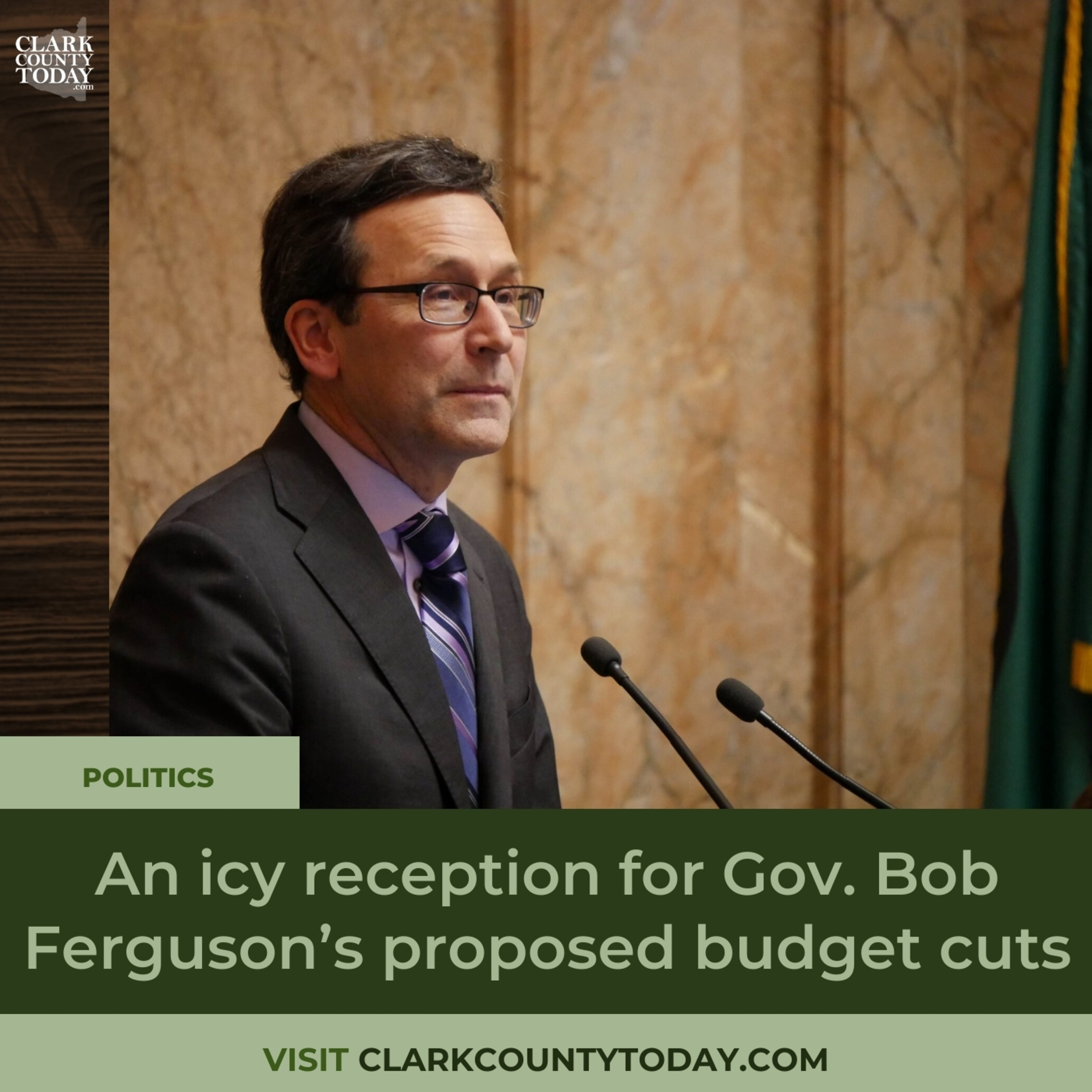 An icy reception for Gov. Bob Ferguson’s proposed budget cuts