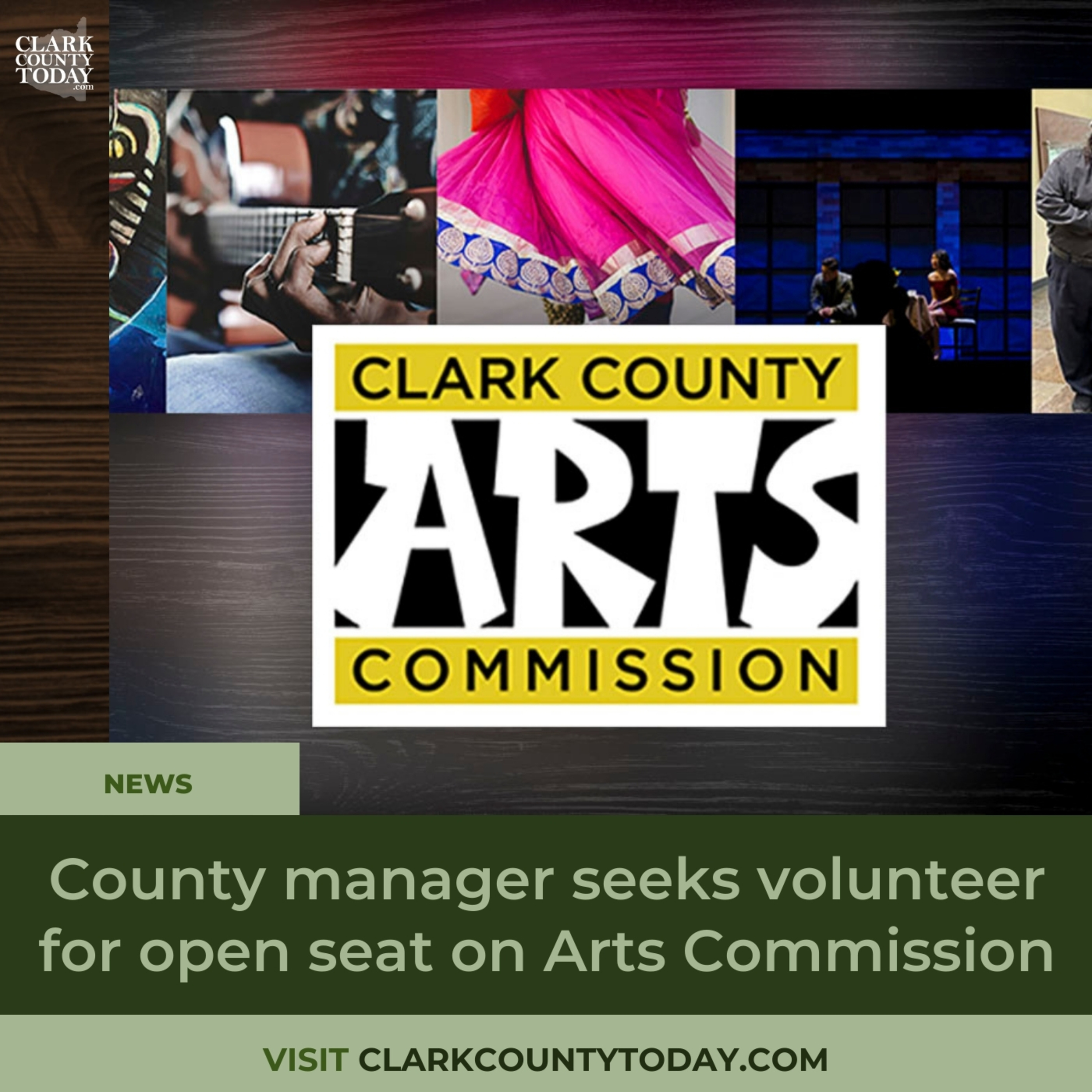County manager seeks volunteer for open seat on Arts Commission