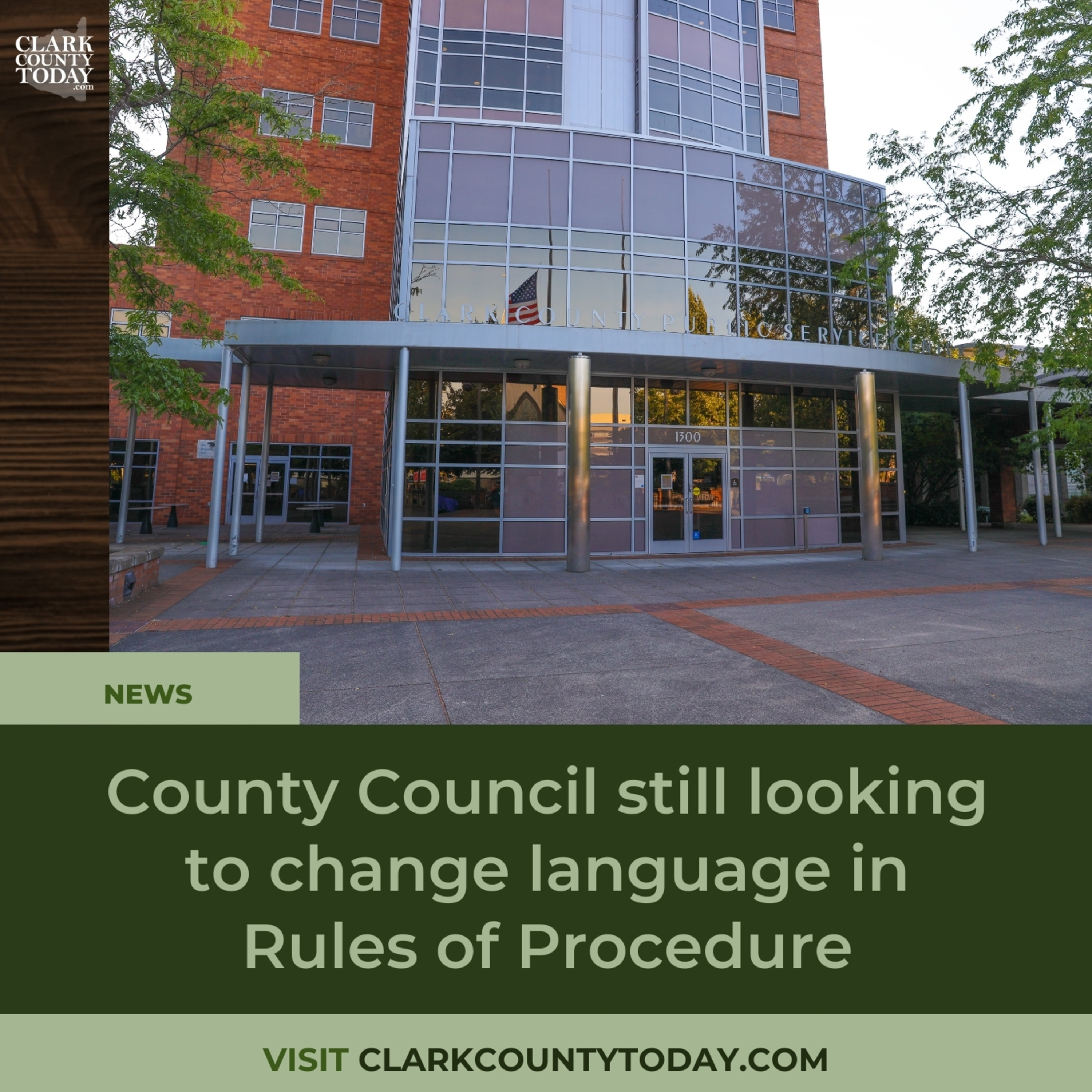 County Council still looking to change language in Rules of Procedure