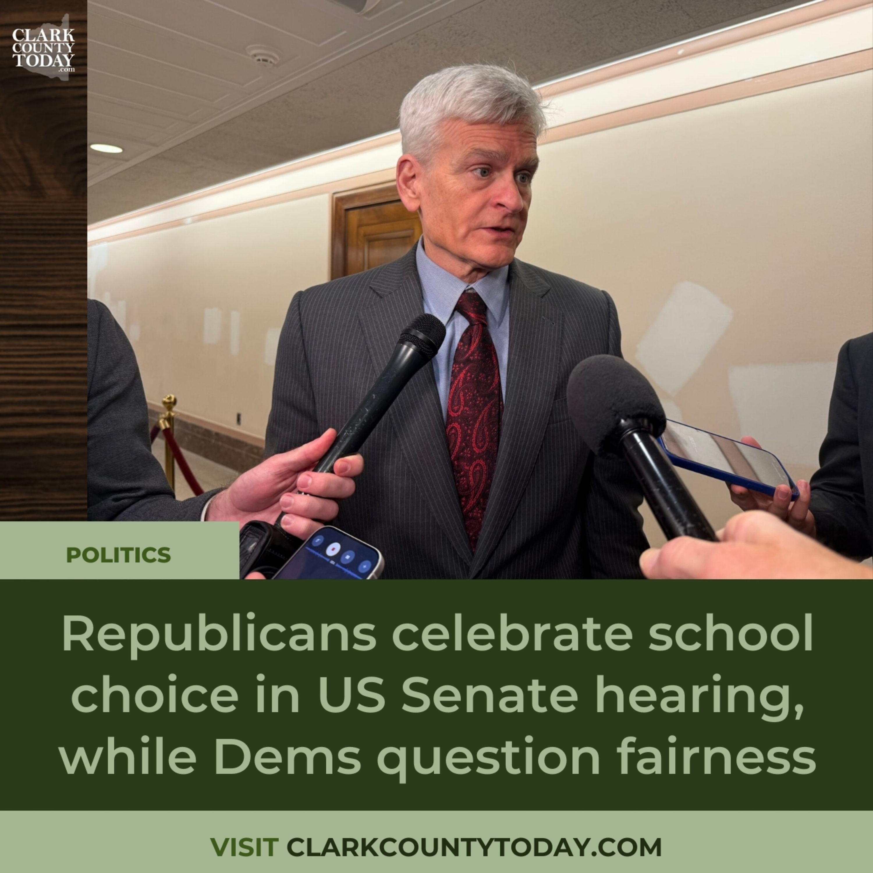 Republicans celebrate school choice in US Senate hearing, while Dems question fairness