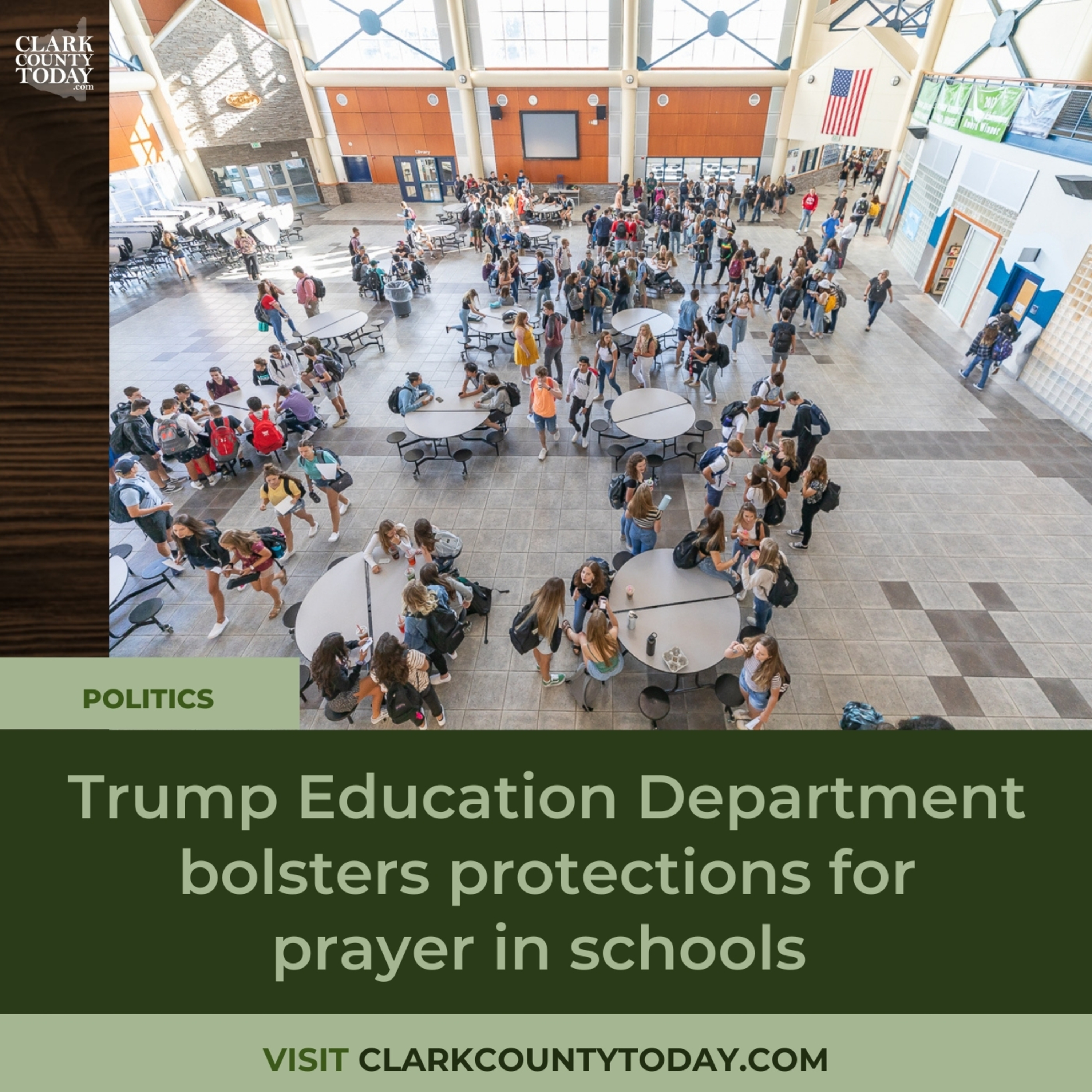 Trump Education Department bolsters protections for prayer in schools