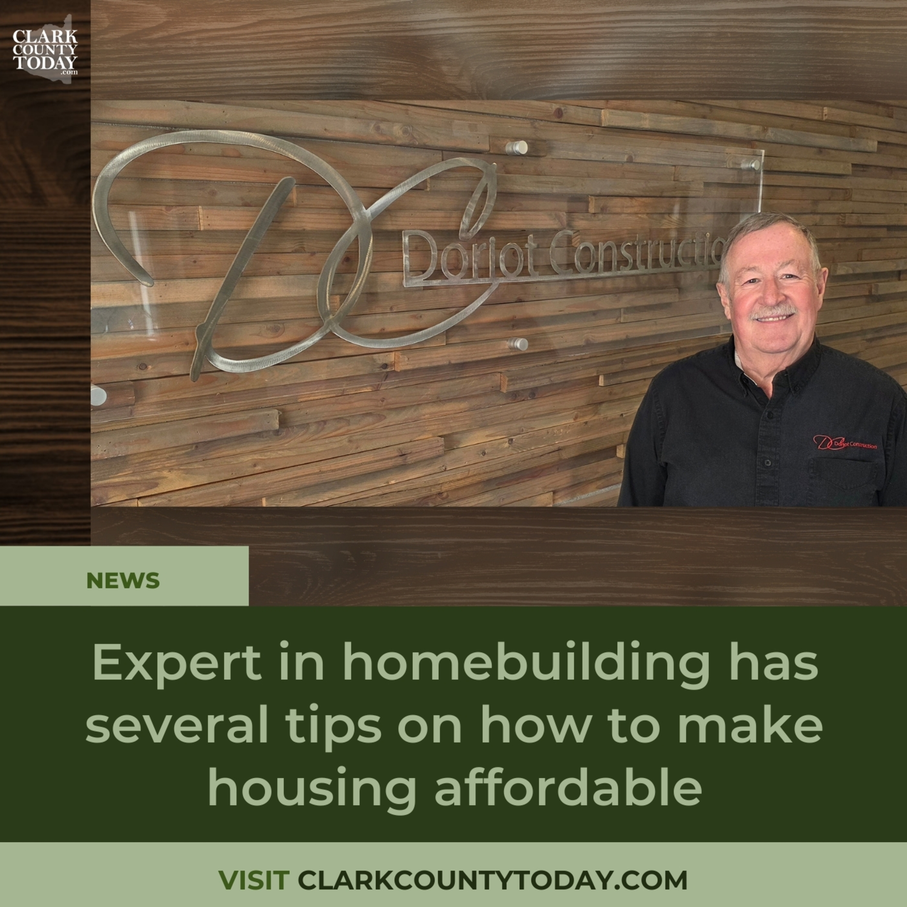 Expert in homebuilding has several tips on how to make housing affordable