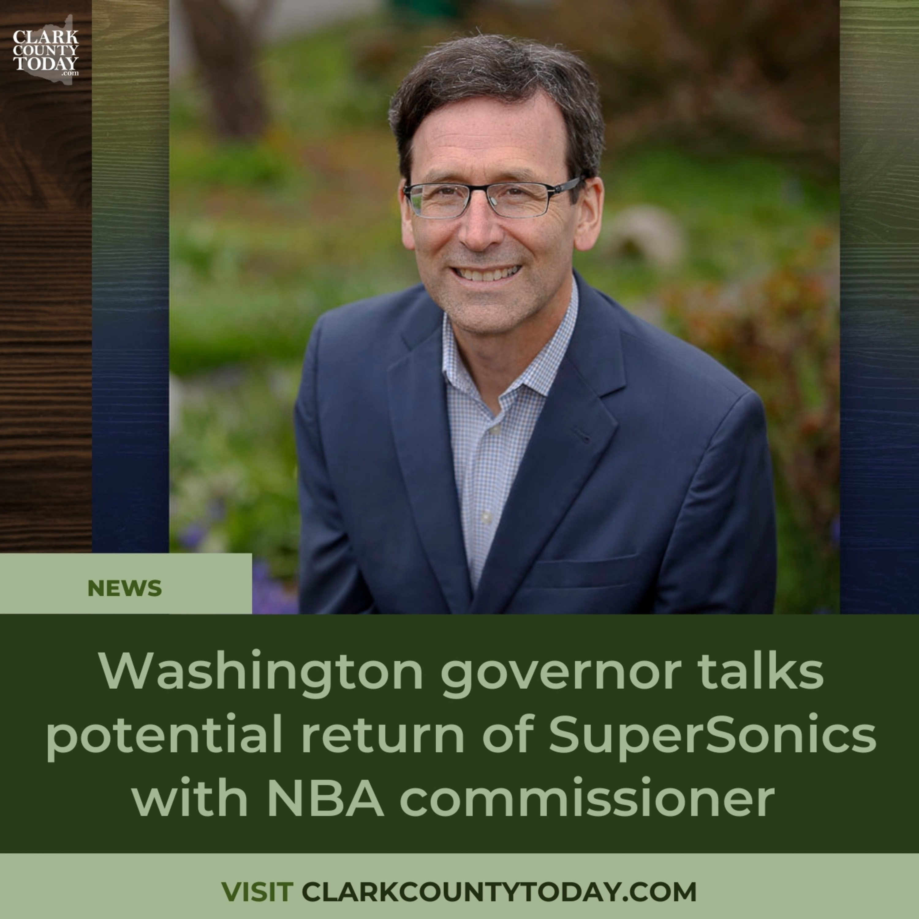 Washington governor talks potential return of SuperSonics with NBA commissioner