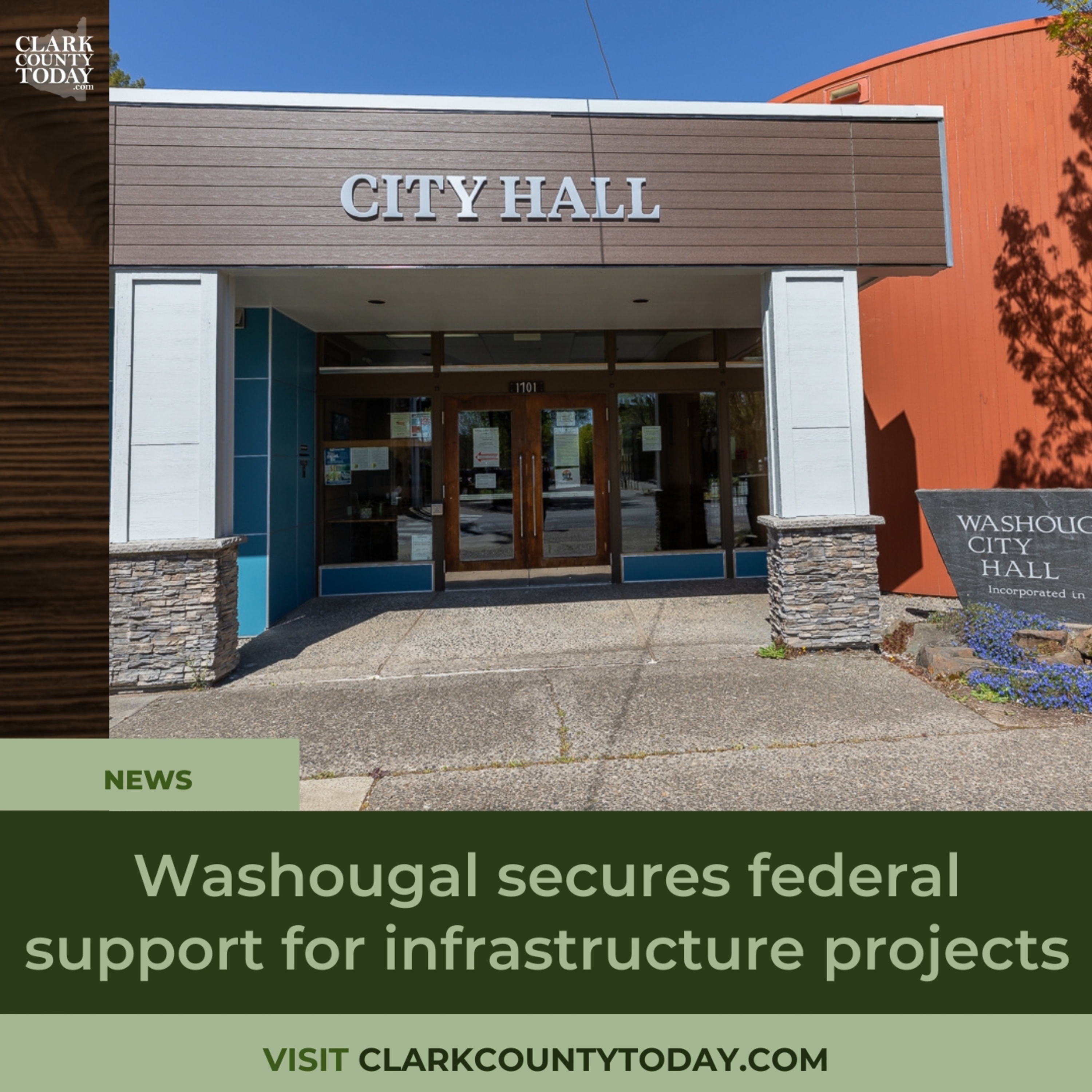 Washougal secures federal support for infrastructure projects