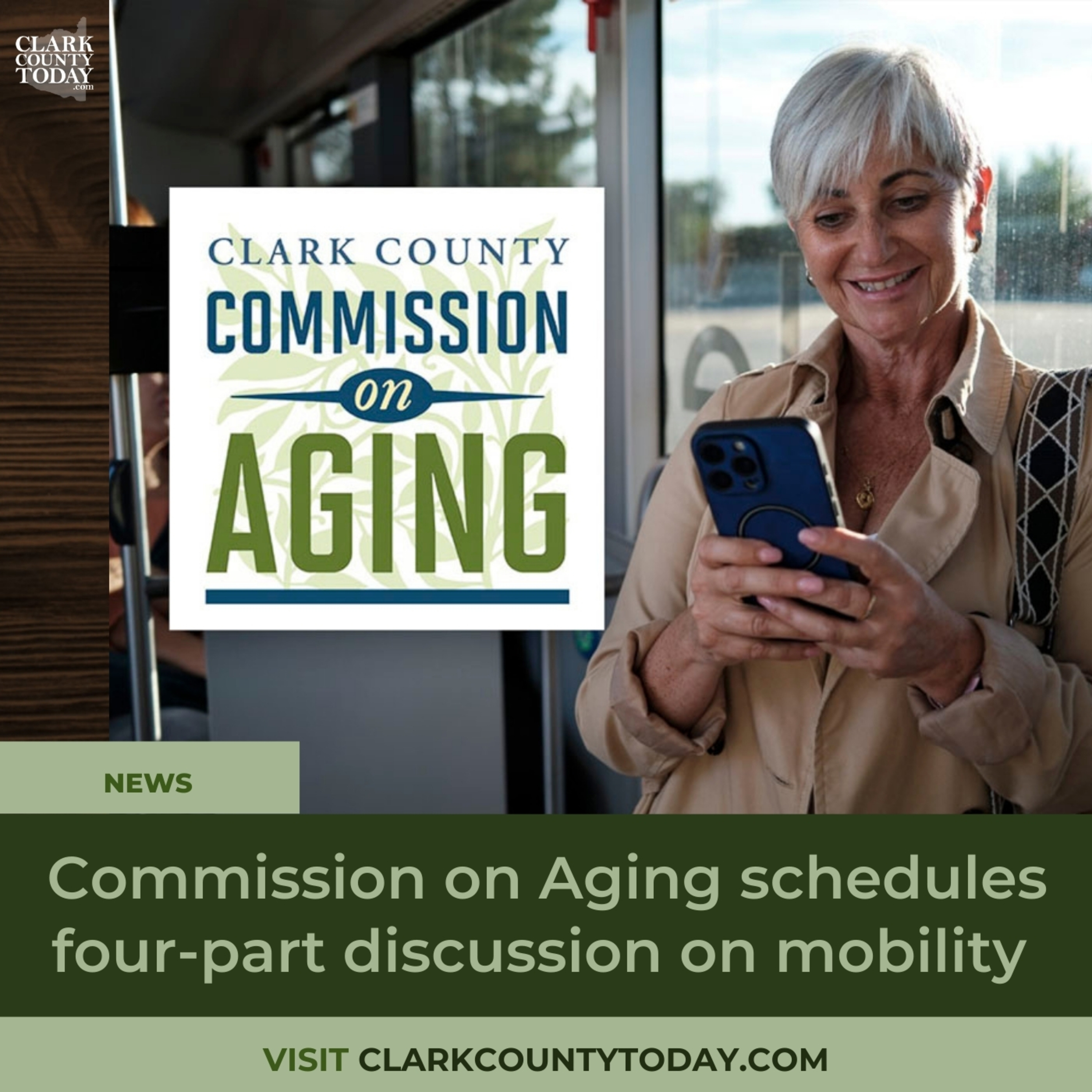 Commission on Aging schedules four-part discussion on mobility