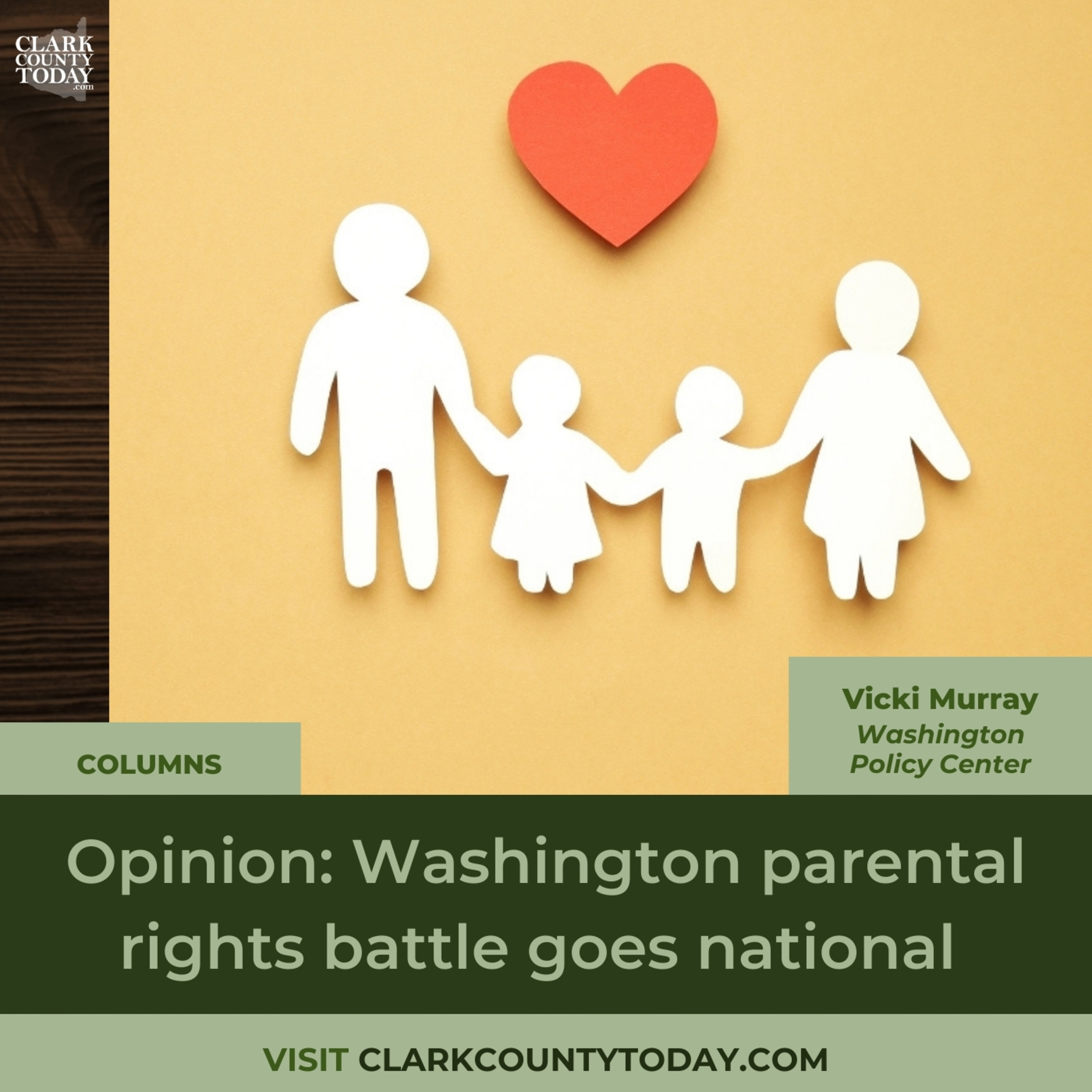 Opinion: Washington parental rights battle goes national