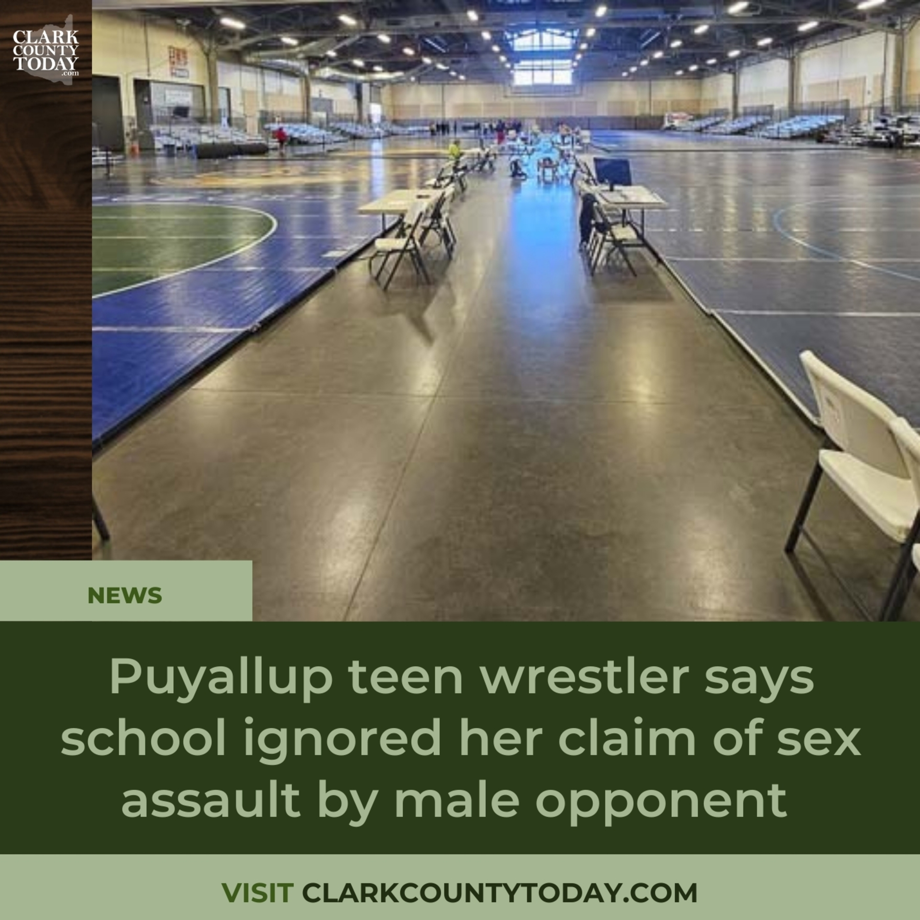 Puyallup teen wrestler says school ignored her claim of sex assault by male opponent