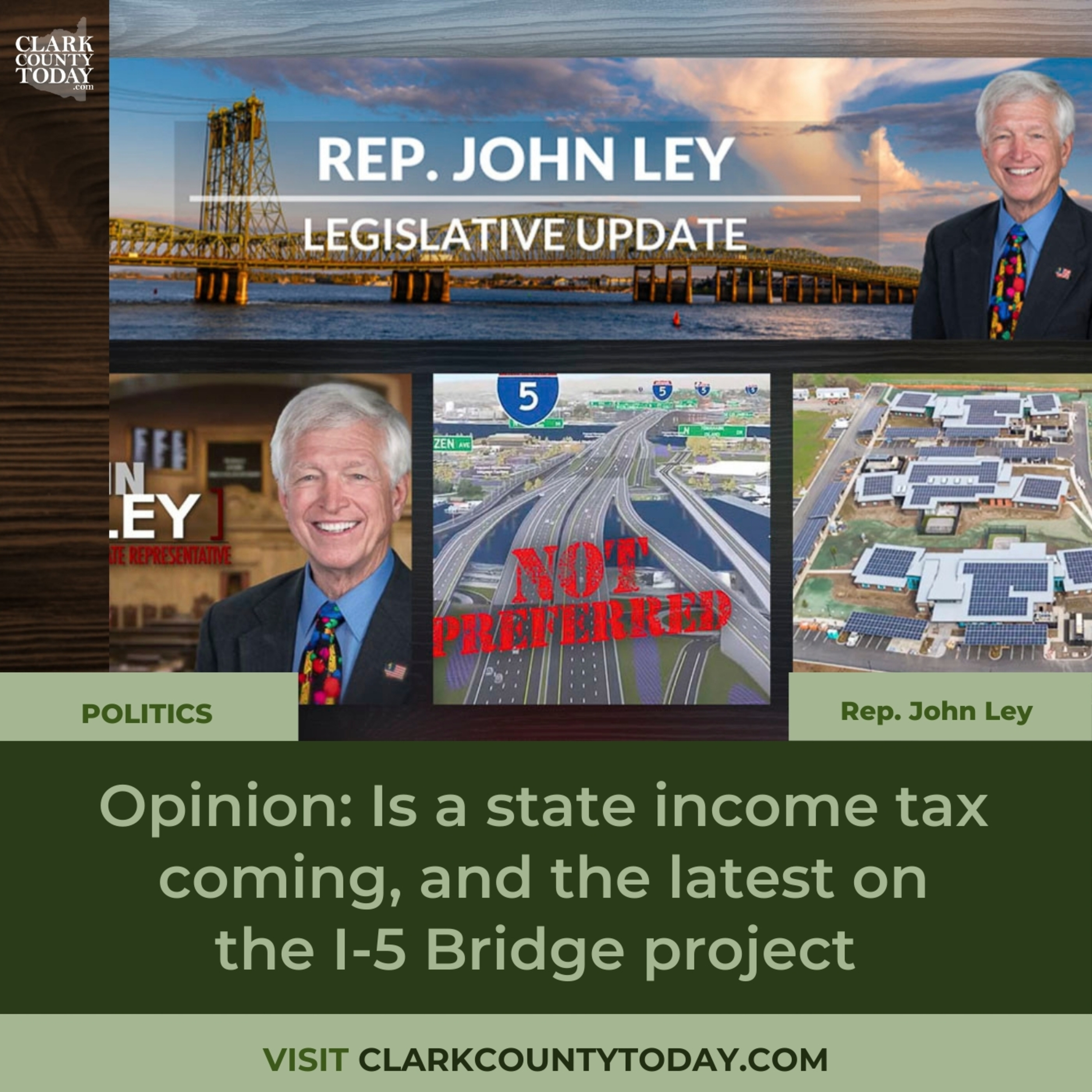 Opinion: Is a state income tax coming, and the latest on the I-5 Bridge project