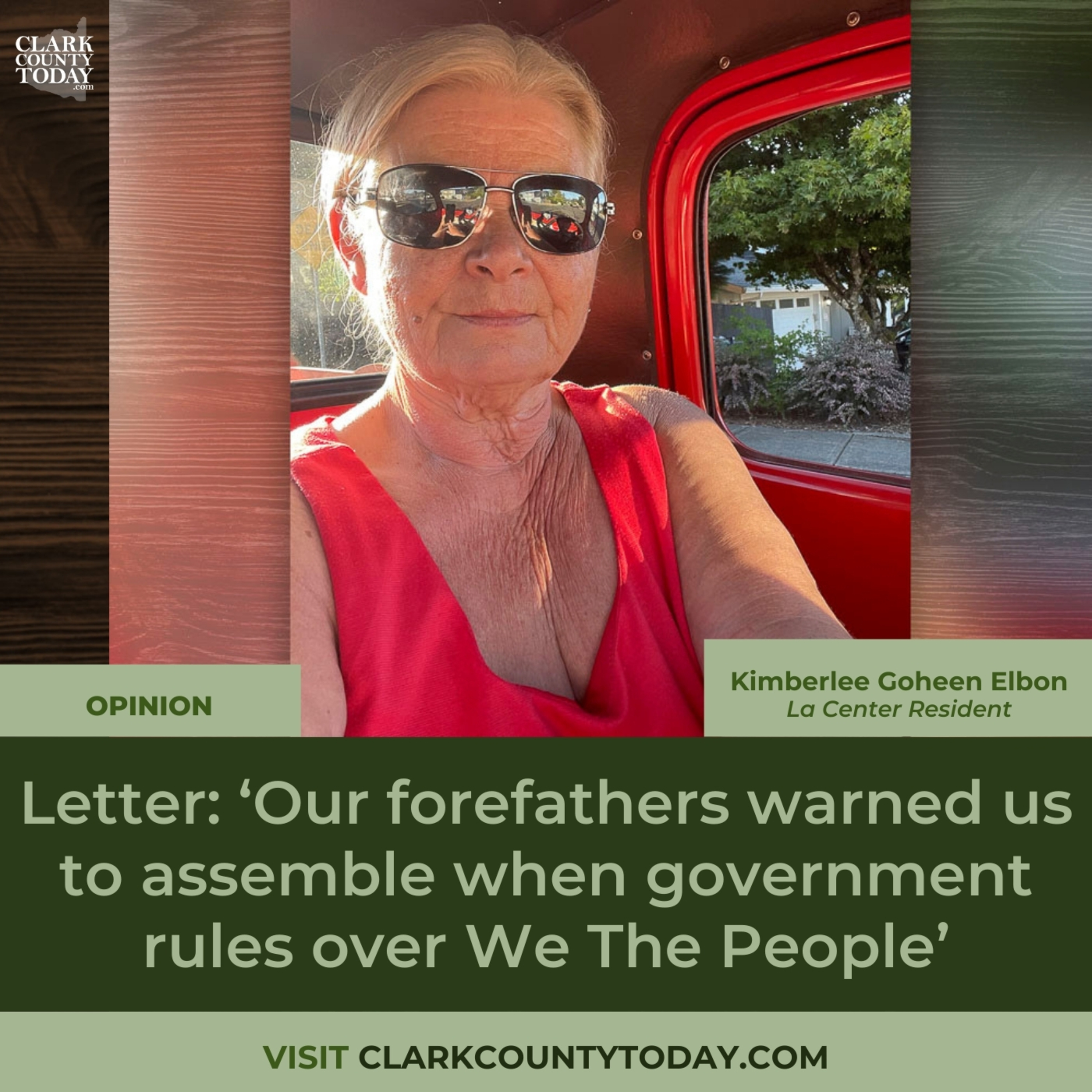 Letter: ‘Our forefathers warned us to assemble when government rules over We The People’