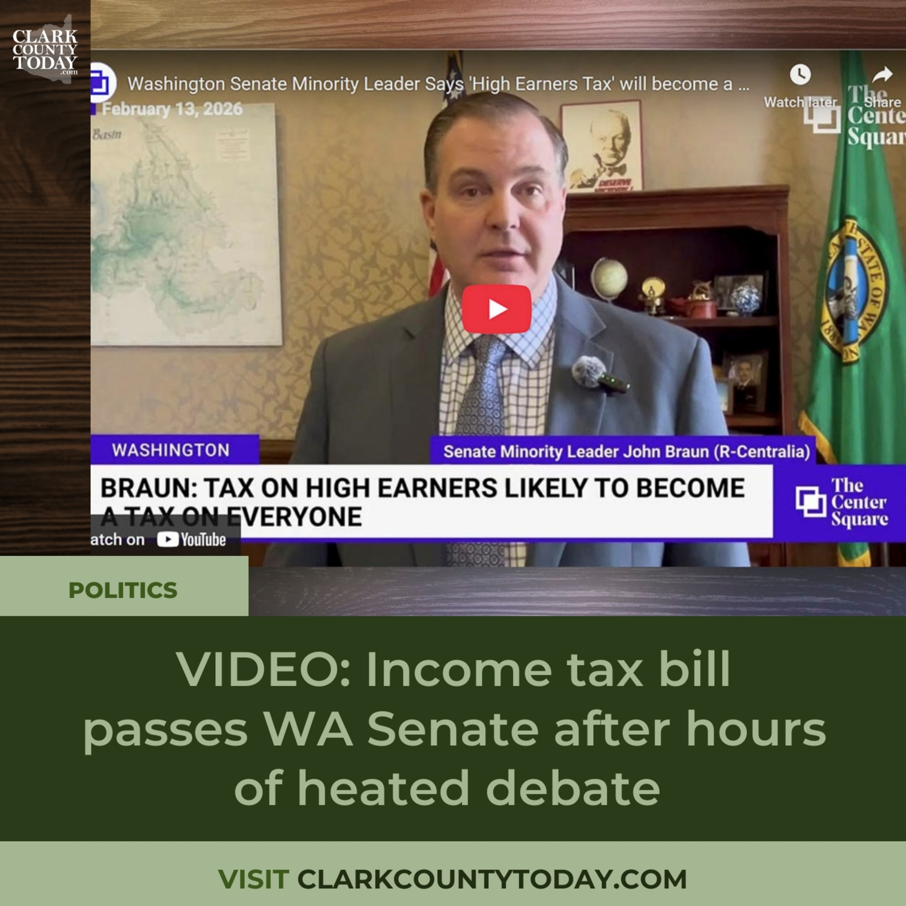 VIDEO: Income tax bill passes WA Senate after hours of heated debate