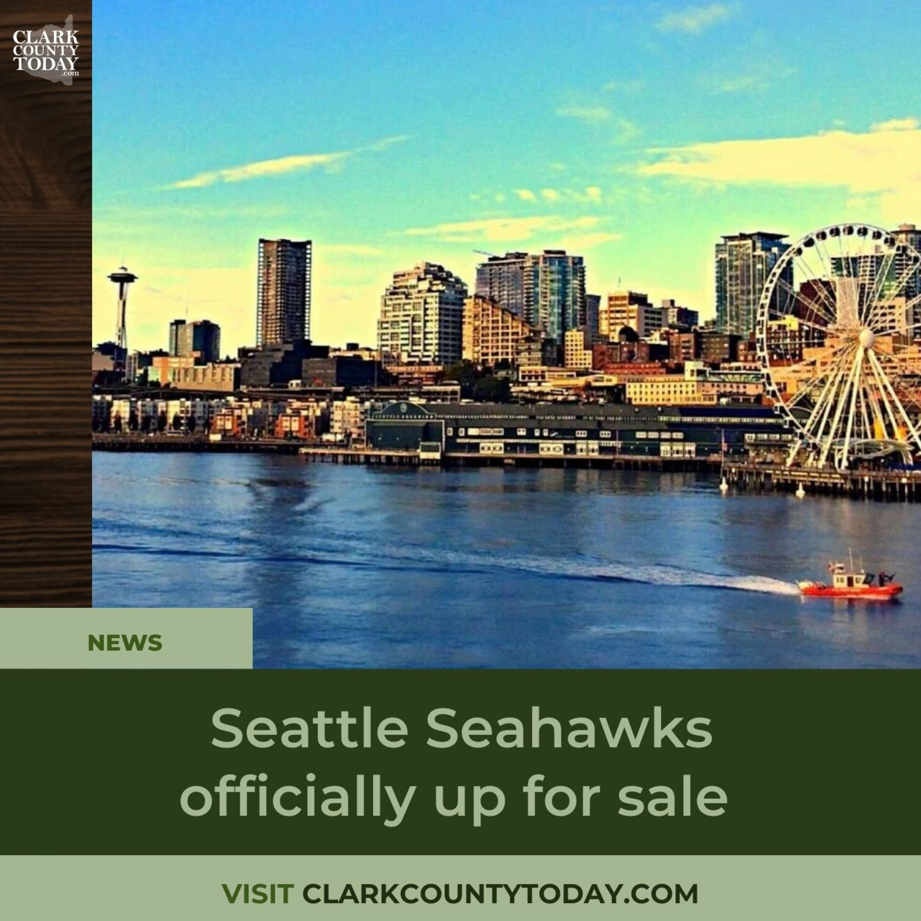 Seattle Seahawks officially up for sale