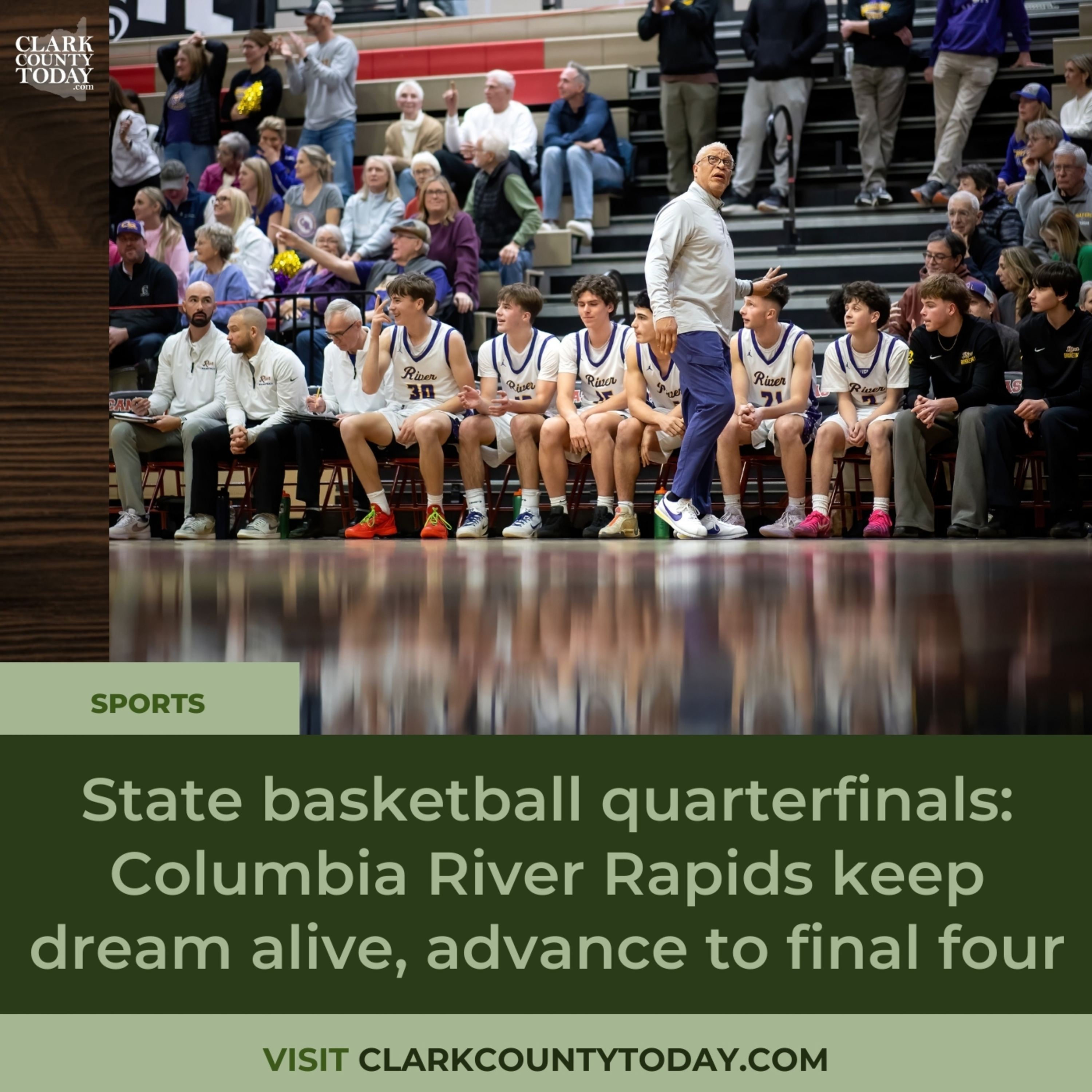 Columbia River boys reach state semifinal as Clark County teams battle in quarterfinals
