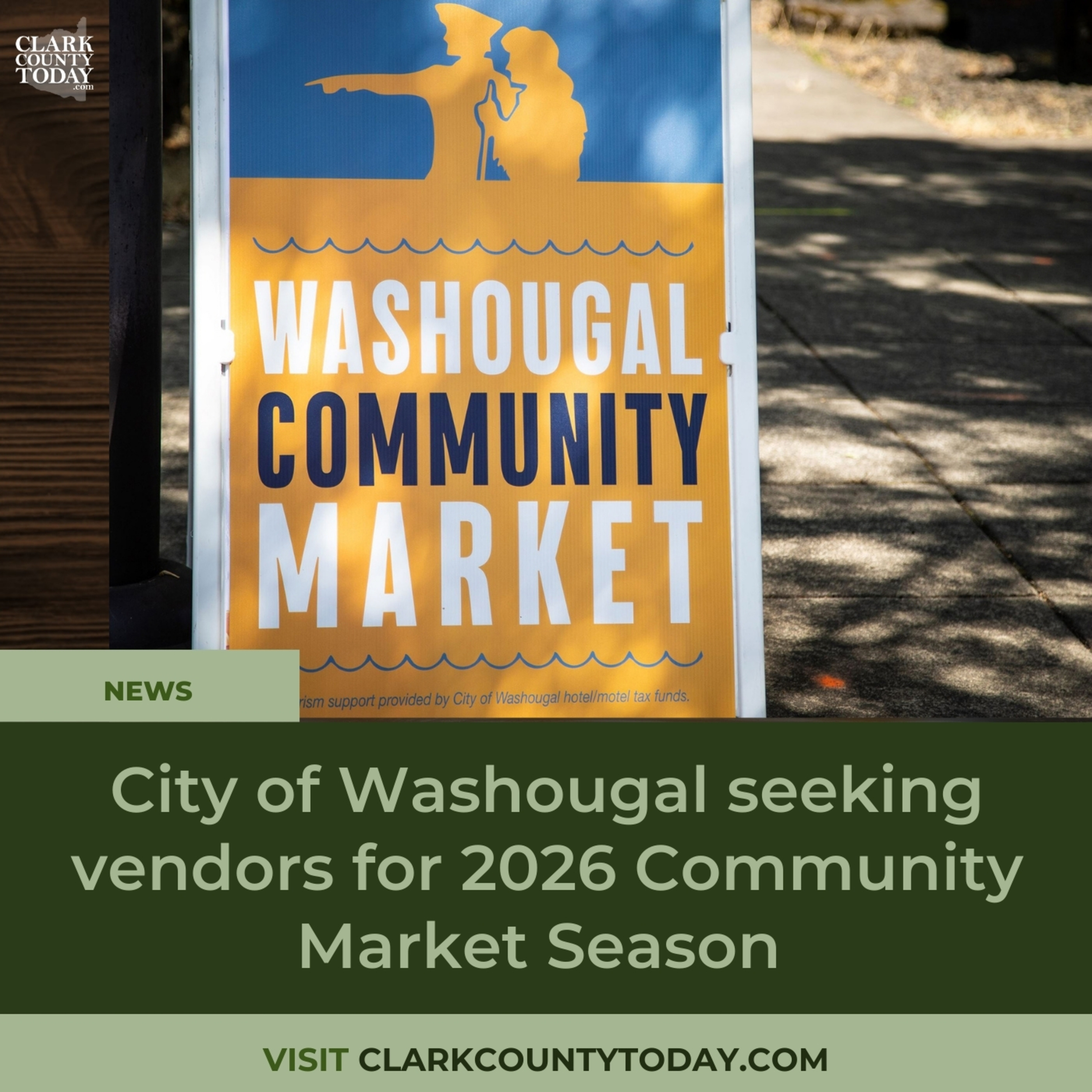 Washougal opens vendor applications for expanded 2026 Community Market