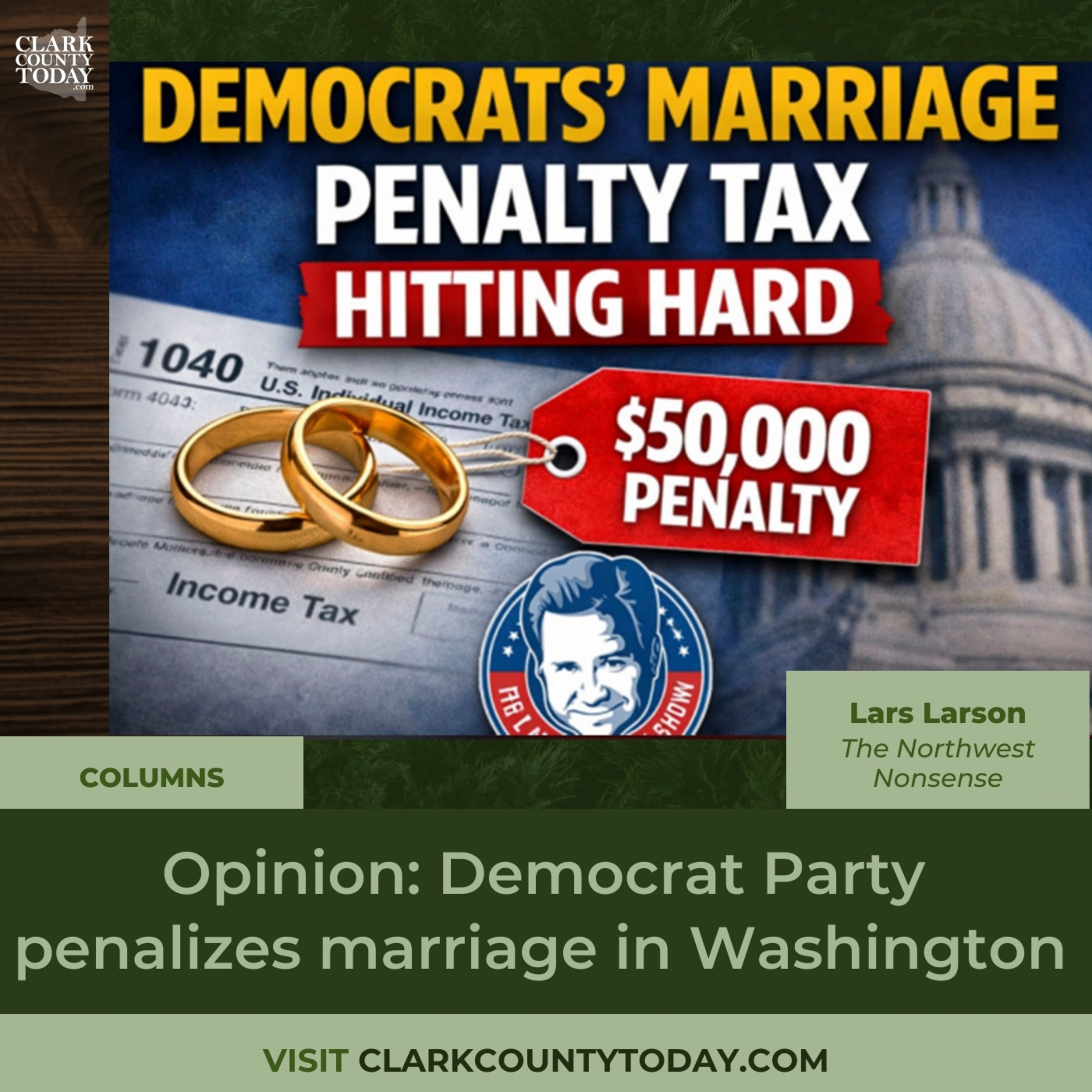 Does Washington’s New Income Tax Penalize Marriage?