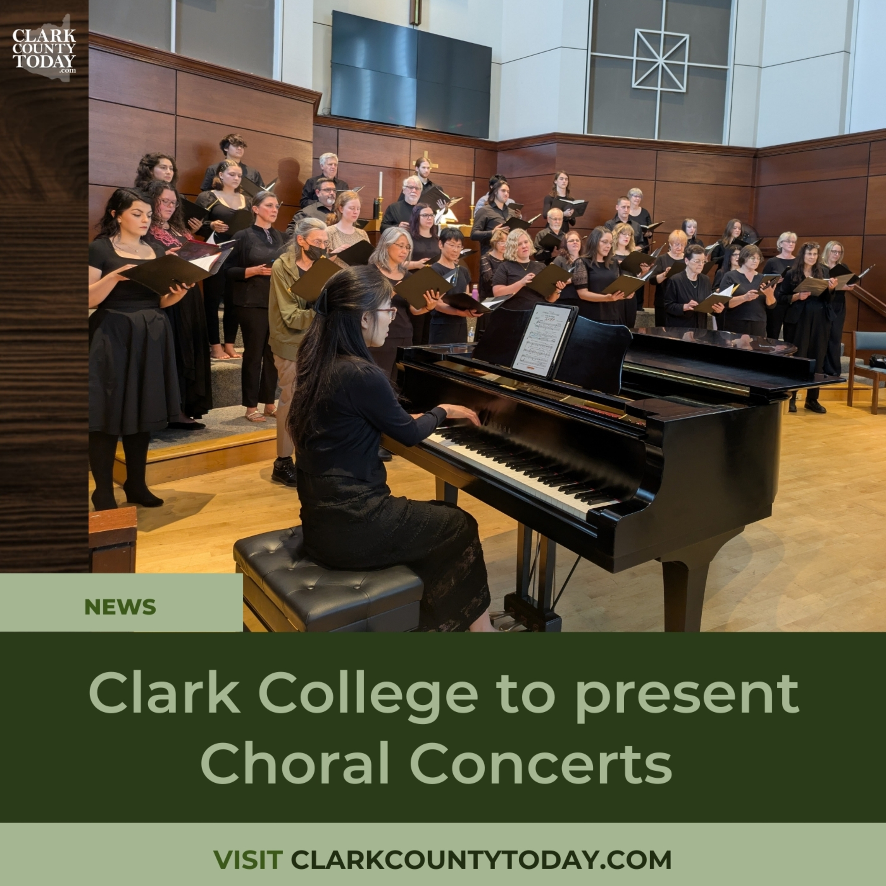 Clark College Choirs Announce Free Winter Concerts in Vancouver