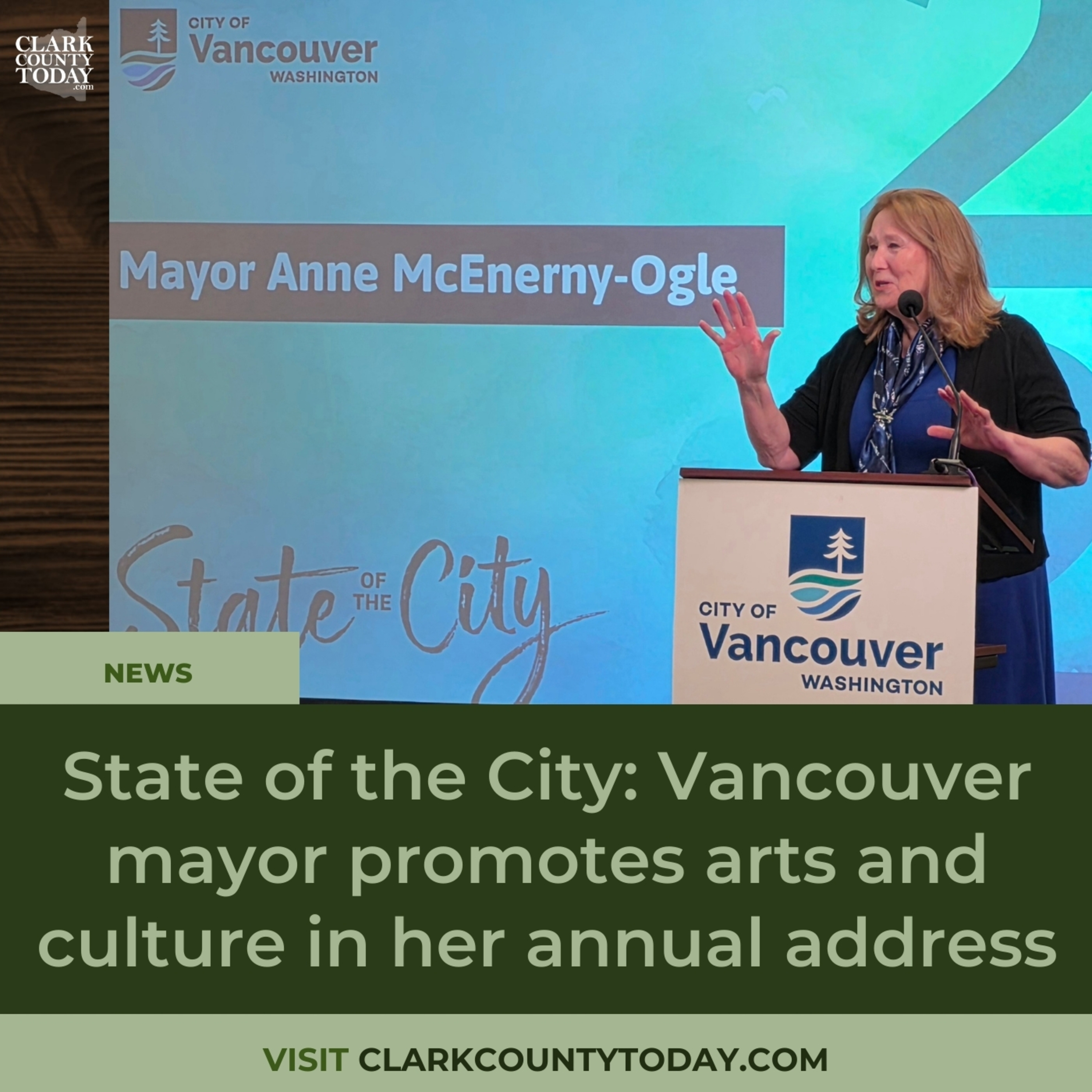 Vancouver Mayor Highlights Arts, Growth in State of the City