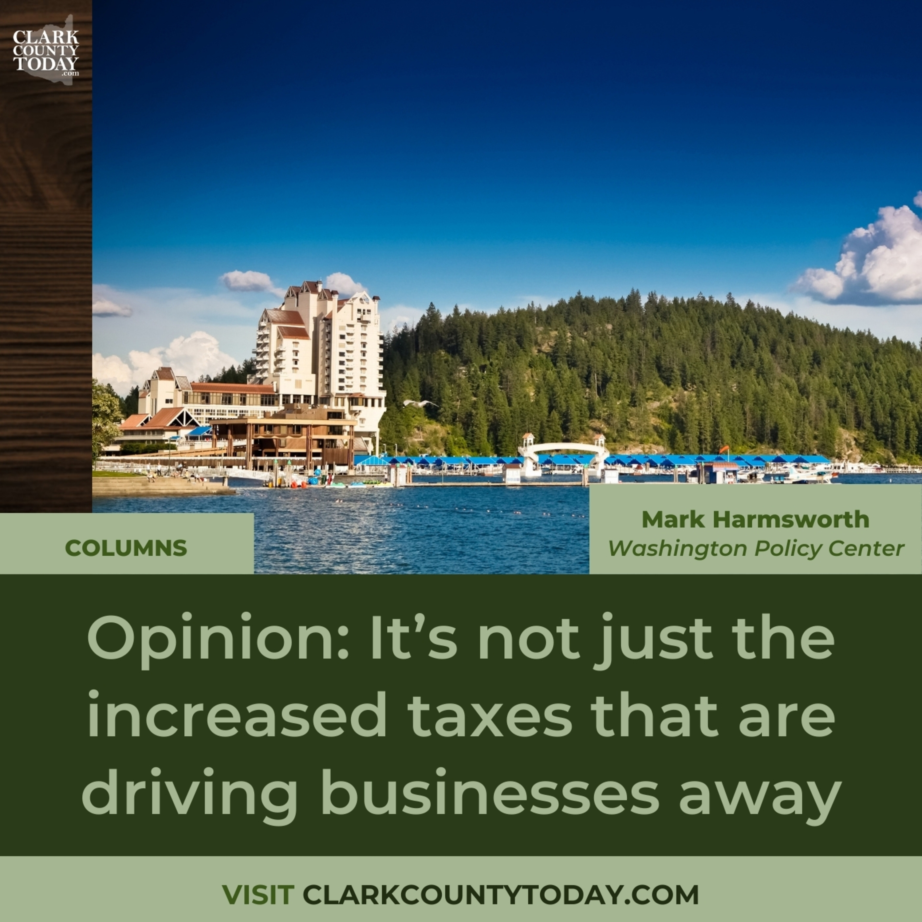 Opinion: Why Businesses Are Leaving Washington