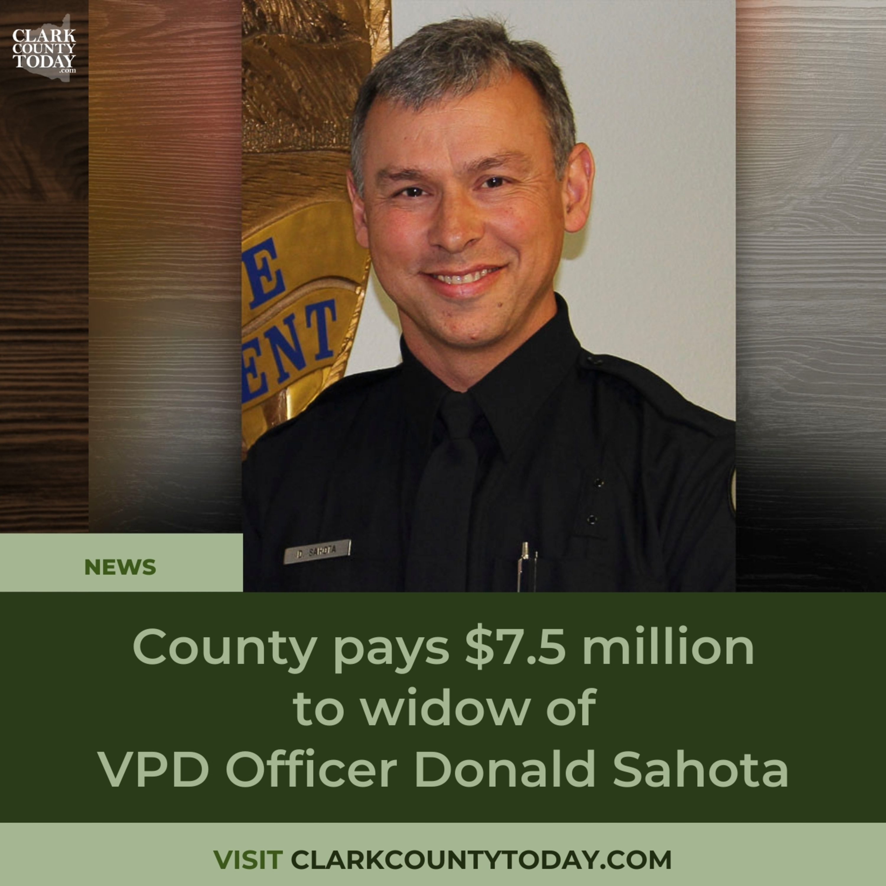 Clark County settles Sahota widow lawsuit for $7.5 million