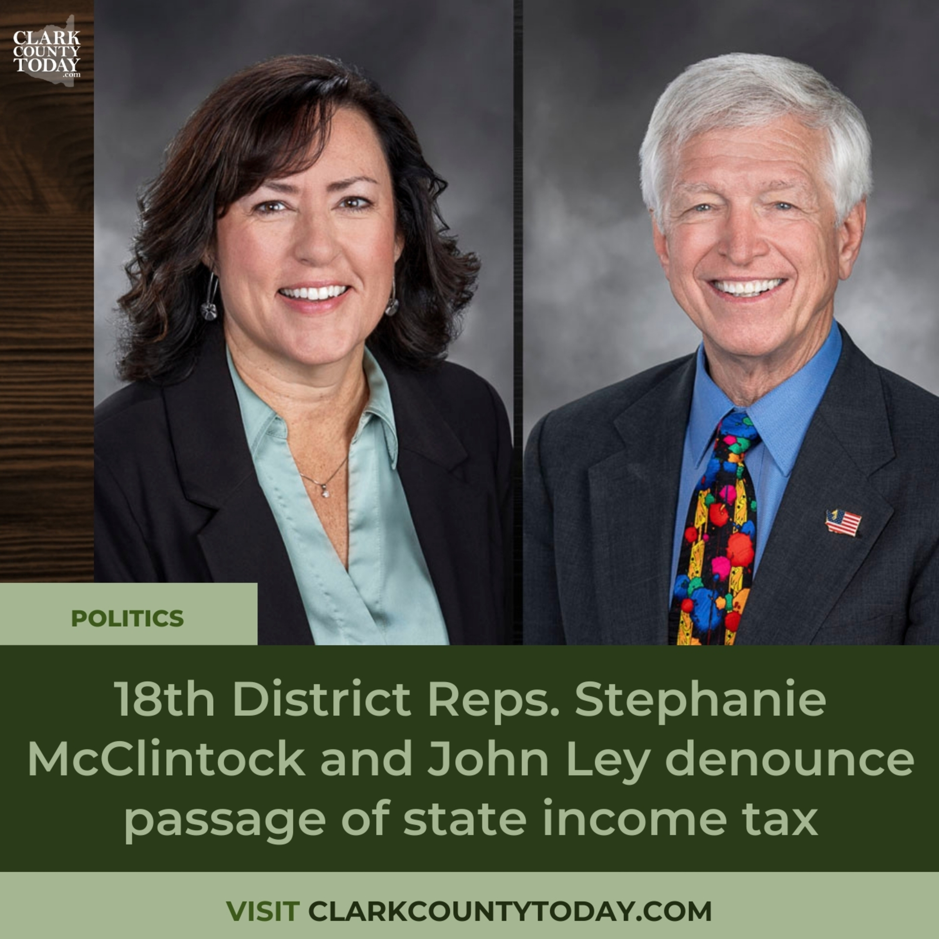 McClintock and Ley blast new 9.9% Washington state income tax