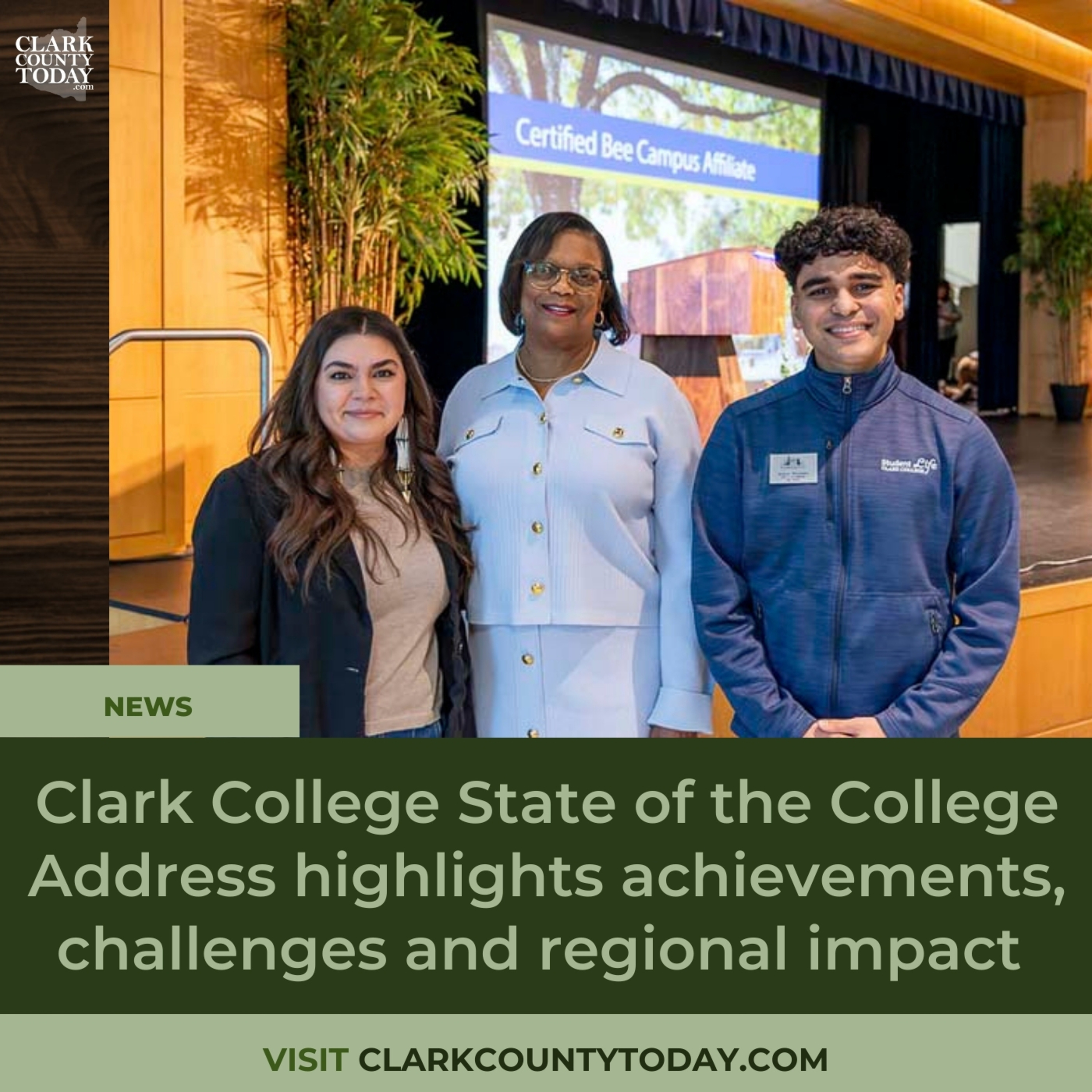 Clark College State of the College: Student Achievement, Workforce, Regional Growth