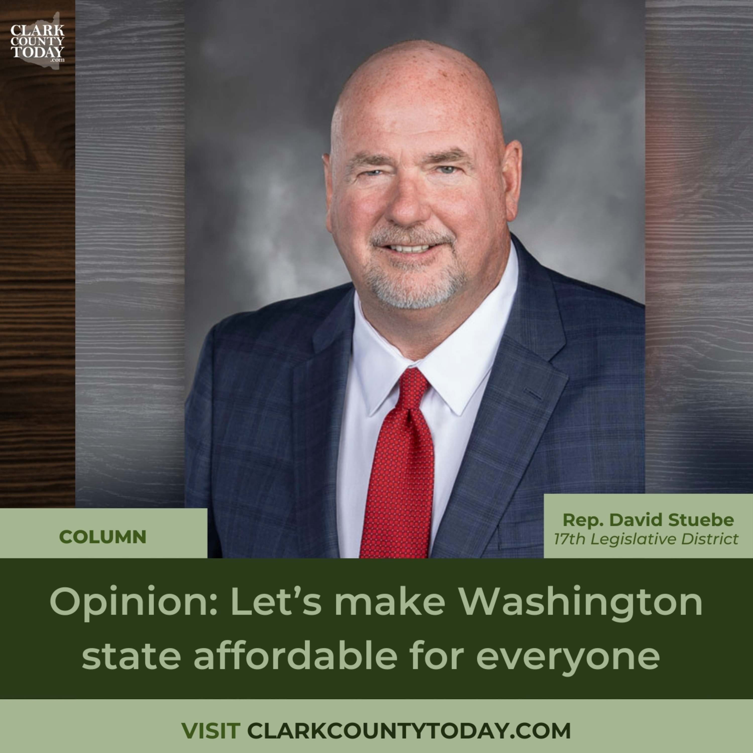 Rep. David Stuebe calls for responsible budgeting and tax relief