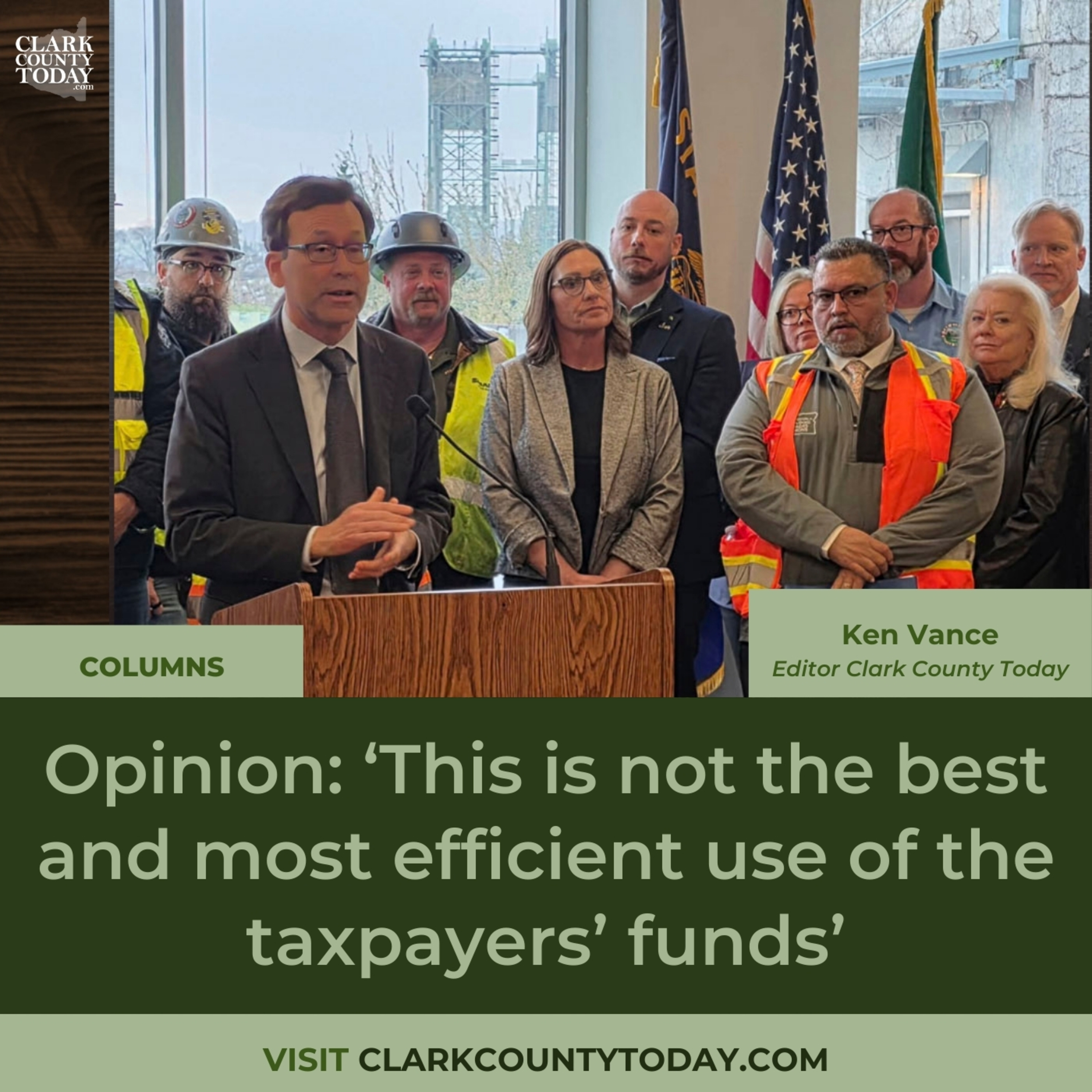 Ken Vance: $14.4 Billion I-5 Bridge Plan Lacks Transparency