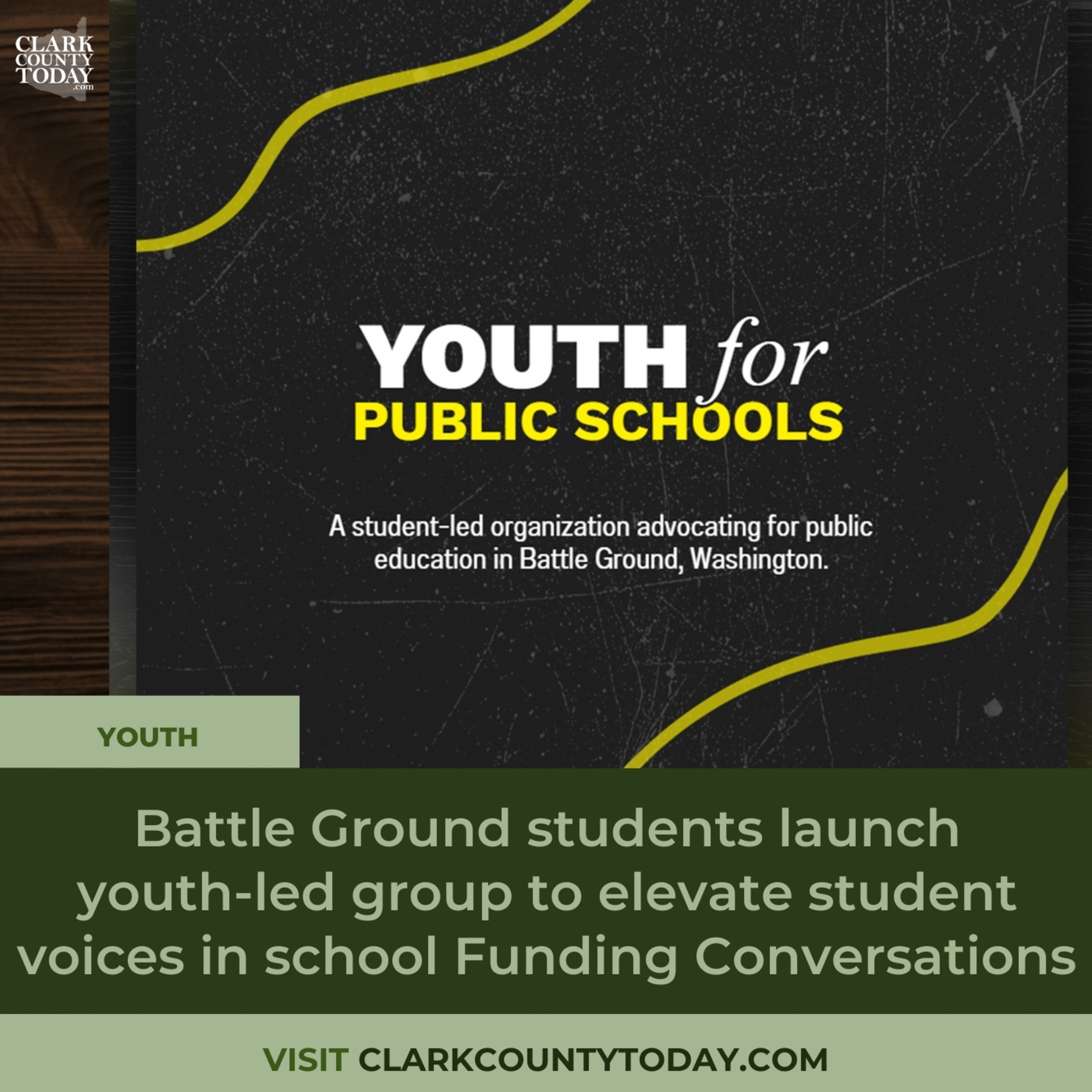 Battle Ground students launch youth-led public schools advocacy group