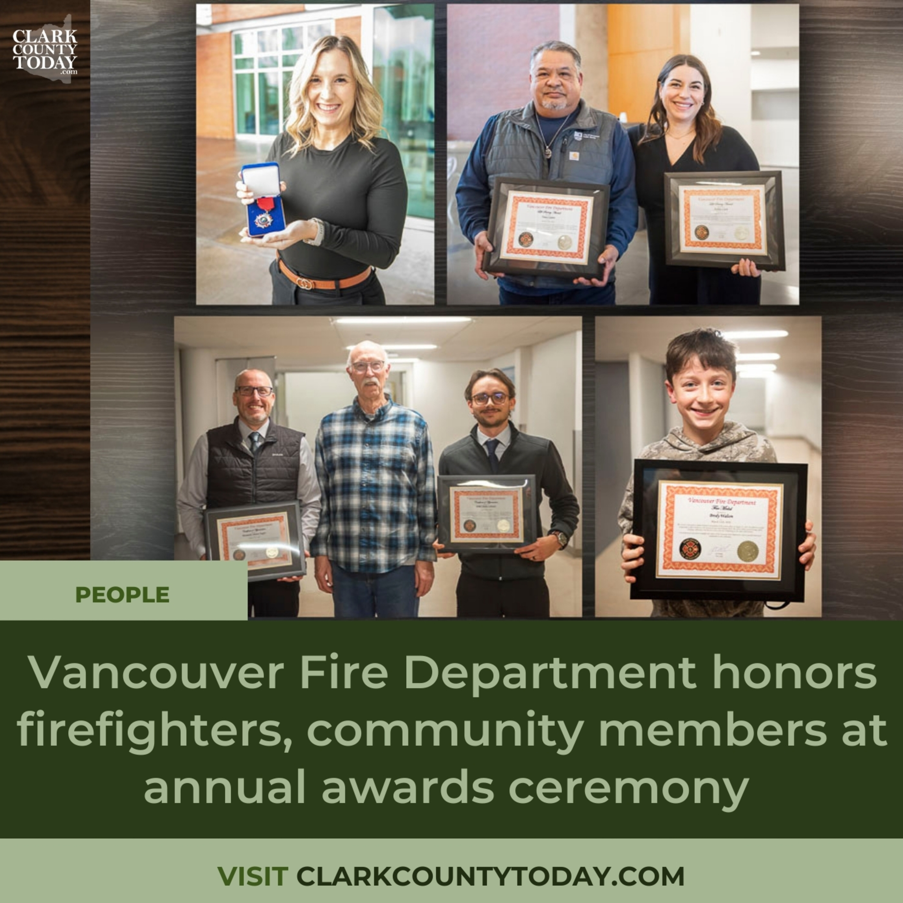 Vancouver Fire Department celebrates lifesaving heroics at annual awards
