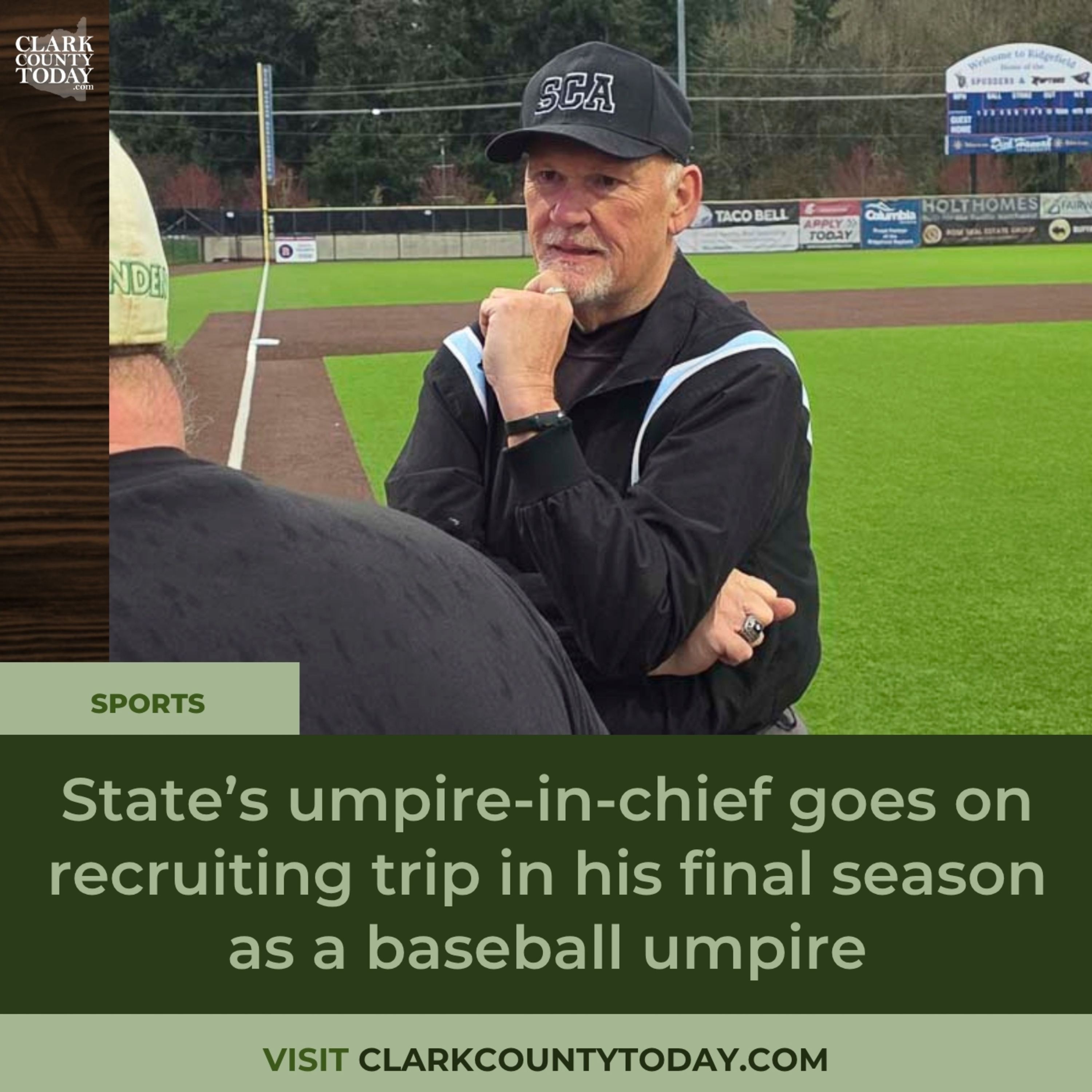 Tim Stevens travels Washington urging new umpires as he retires