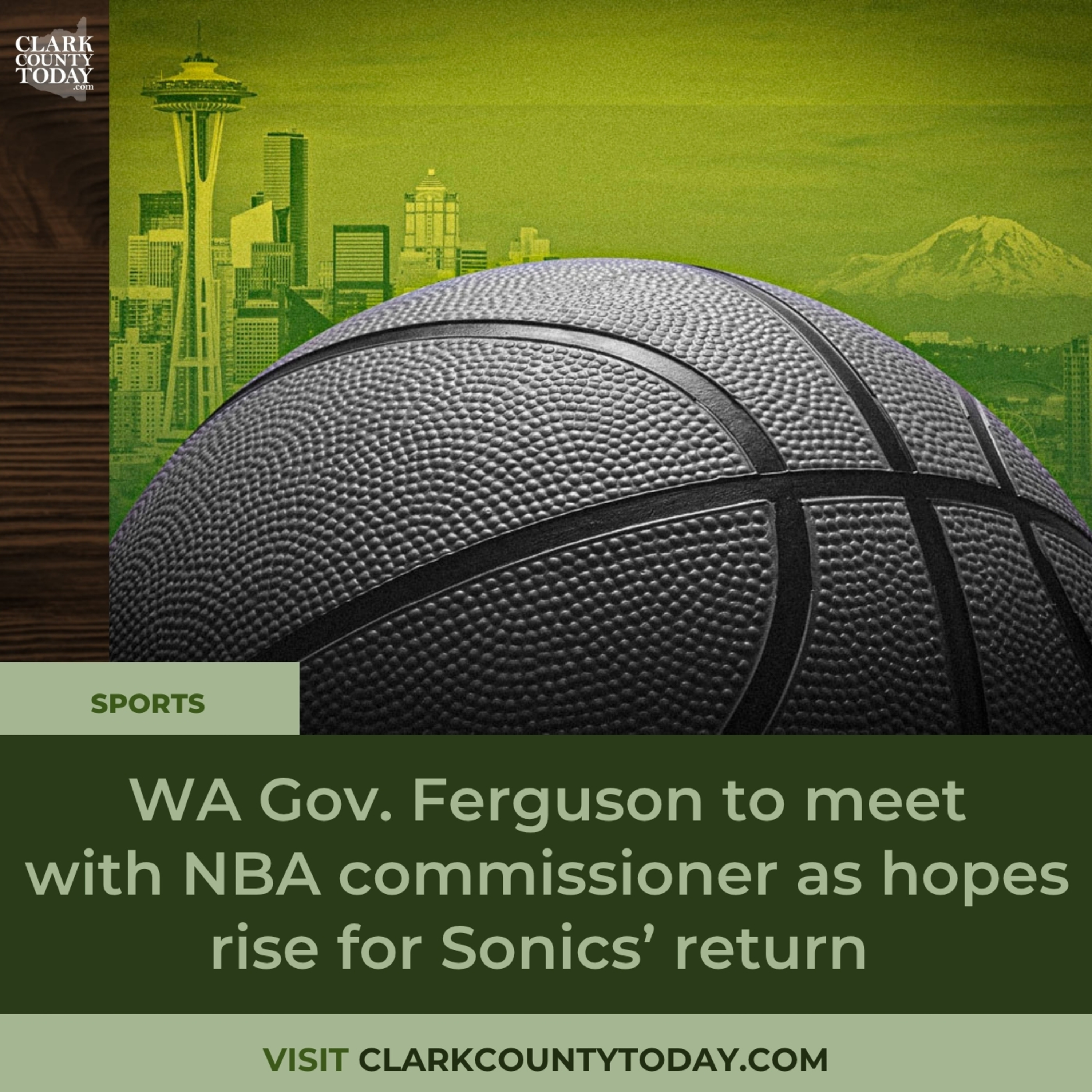 Seattle’s NBA return? Gov. Ferguson meets Adam Silver as expansion vote looms