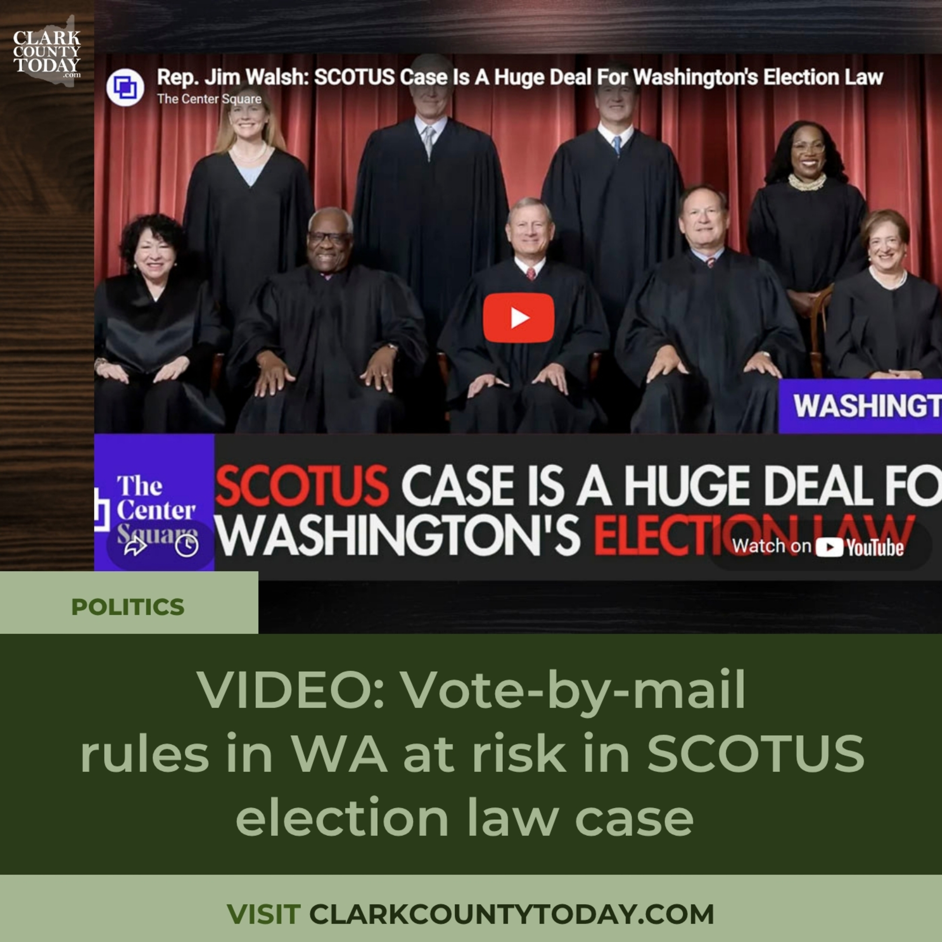 Supreme Court case could upend Washington mail-in ballot counting