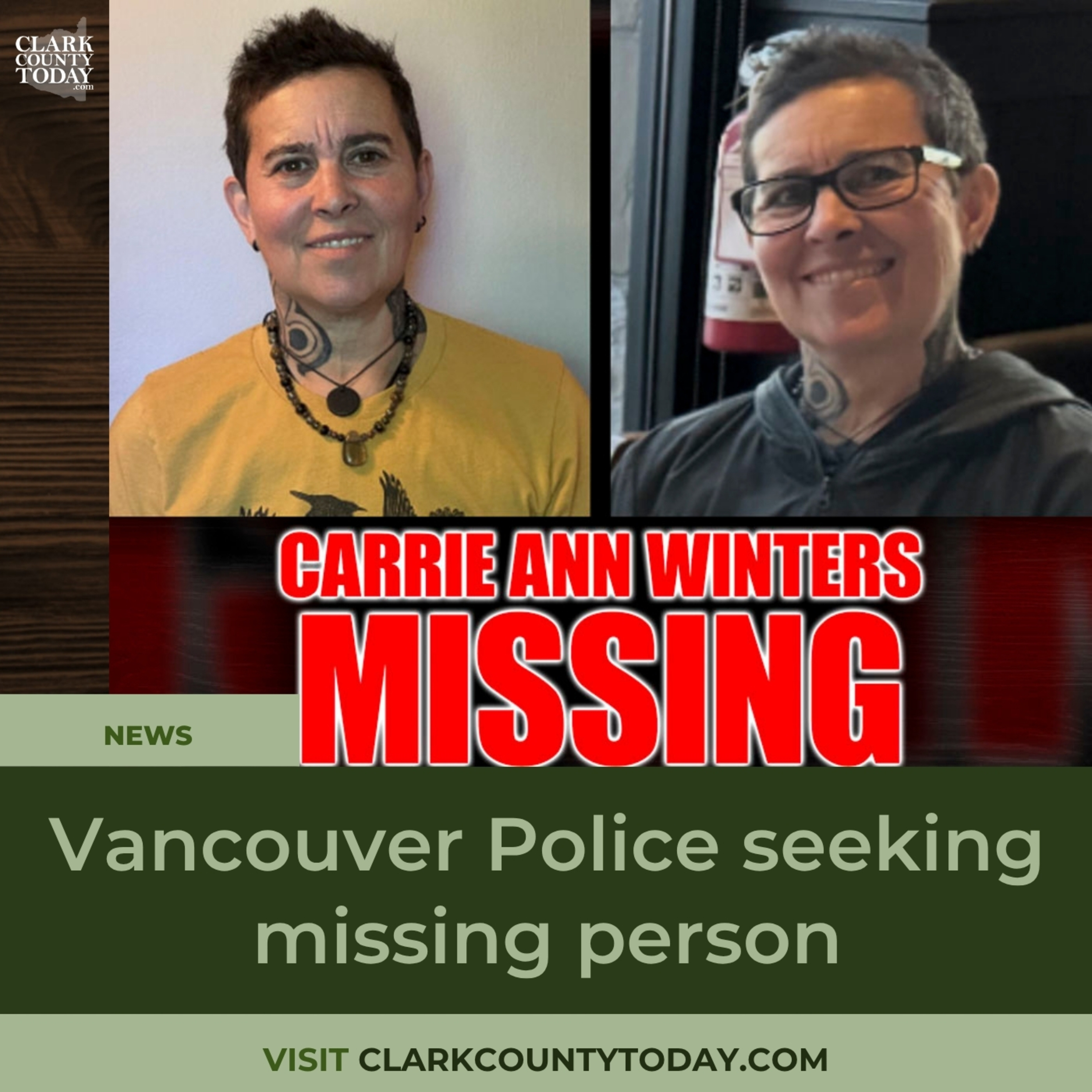 Search underway for missing Vancouver woman Carrie Ann Winters