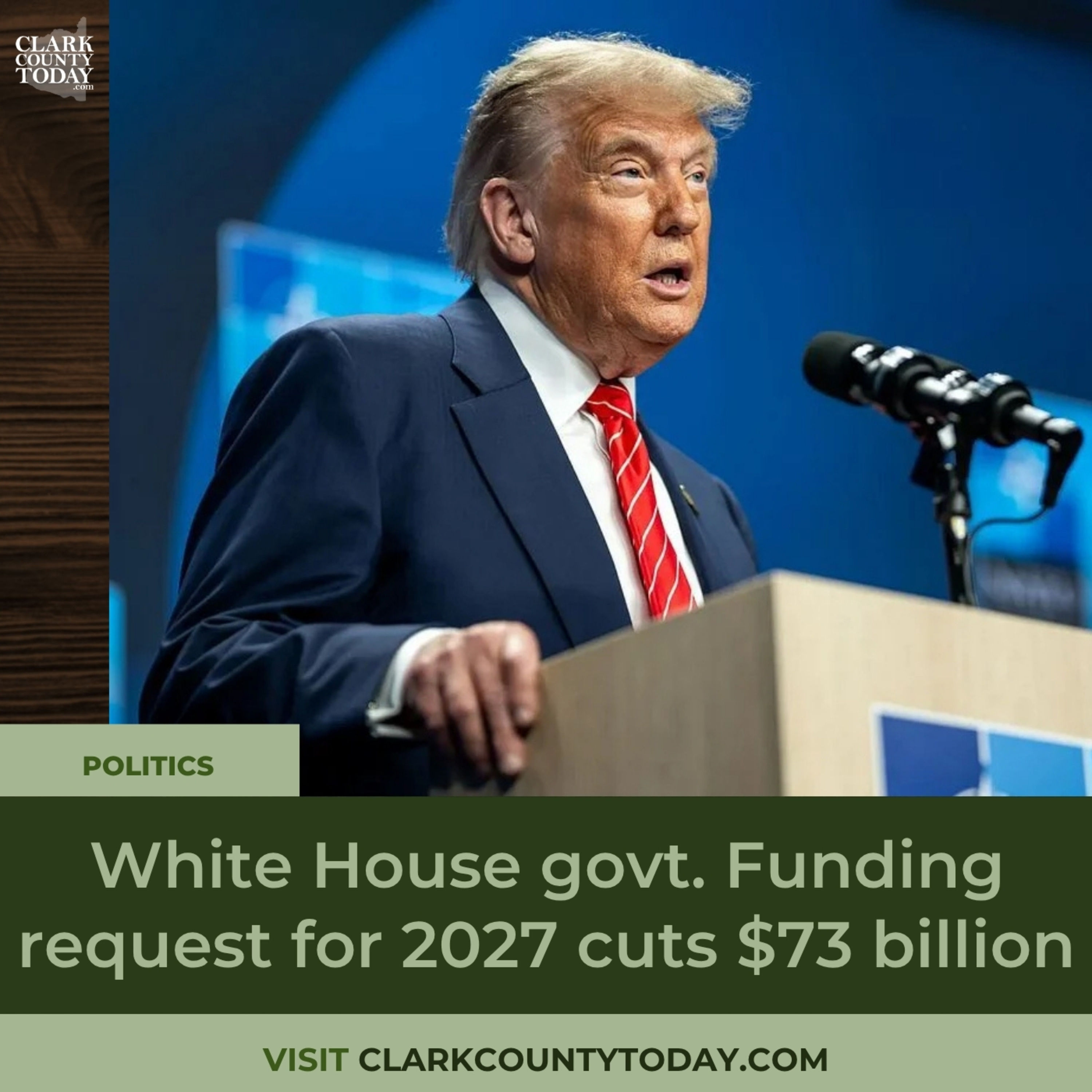 Trump’s 2027 Budget: $73 Billion in Cuts, Defense Increase, EPA Halved