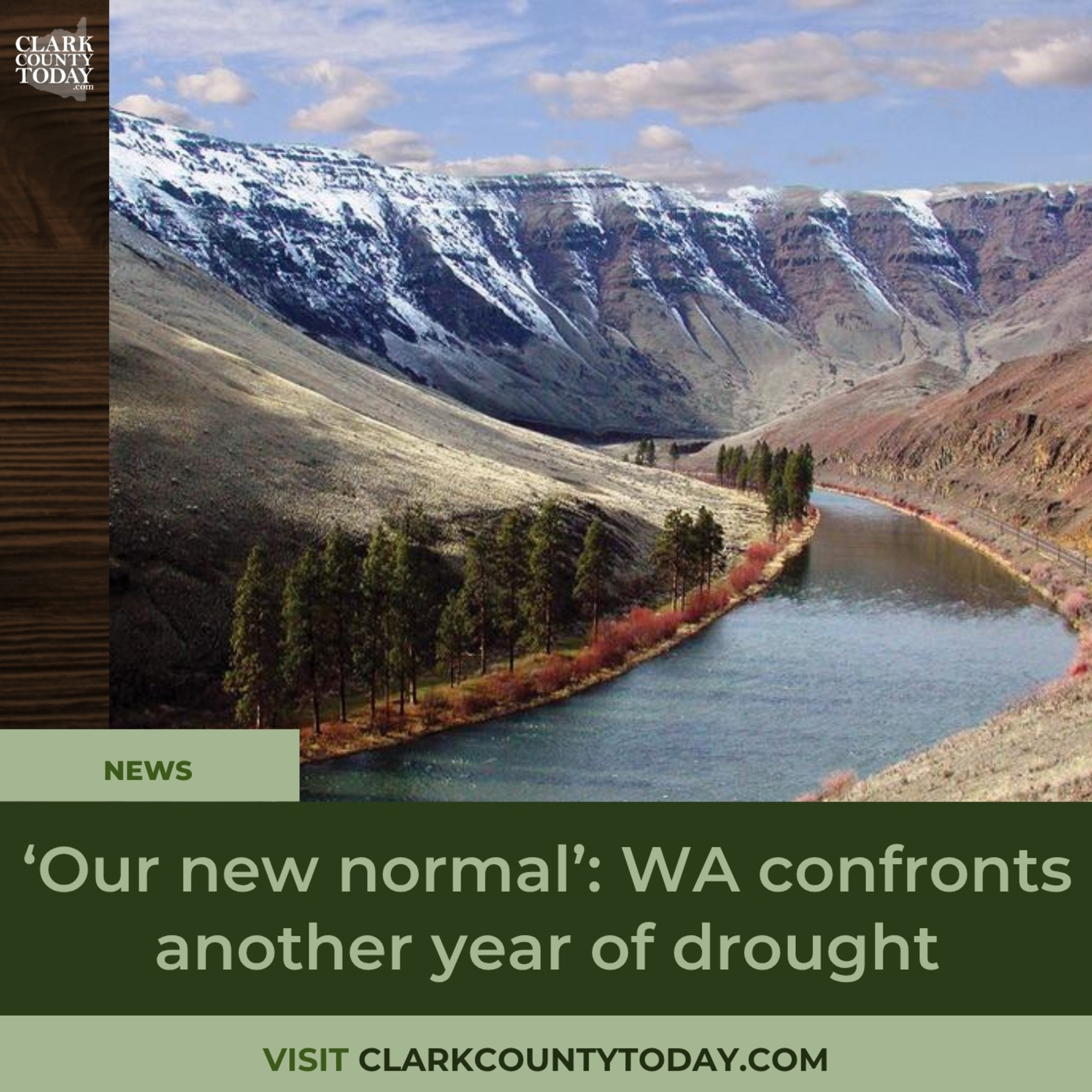 Washington declares statewide drought for fourth straight year