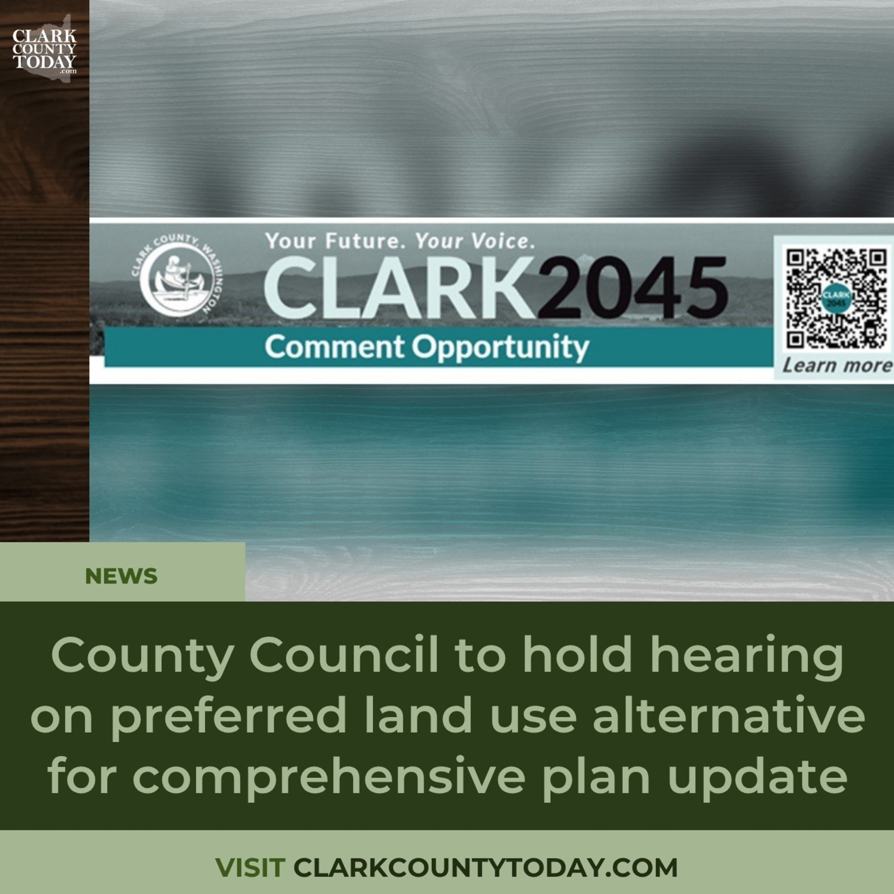 Clark County to Choose 20-Year Growth Plan Alternative