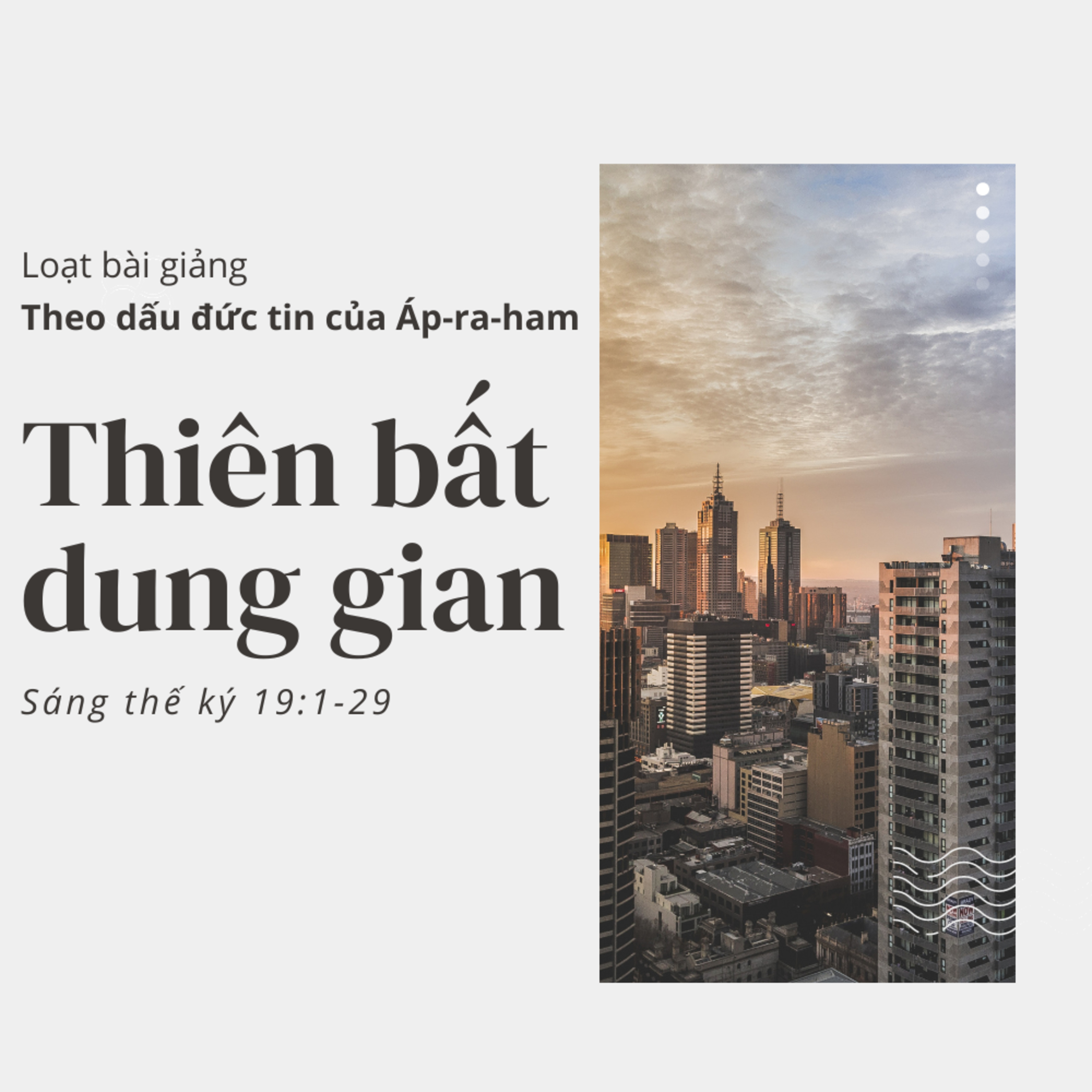 Sáng thế ký 19:1-29 | THIÊN BẤT DUNG GIAN || Mục Sư Bùi Văn Ba episode artwork