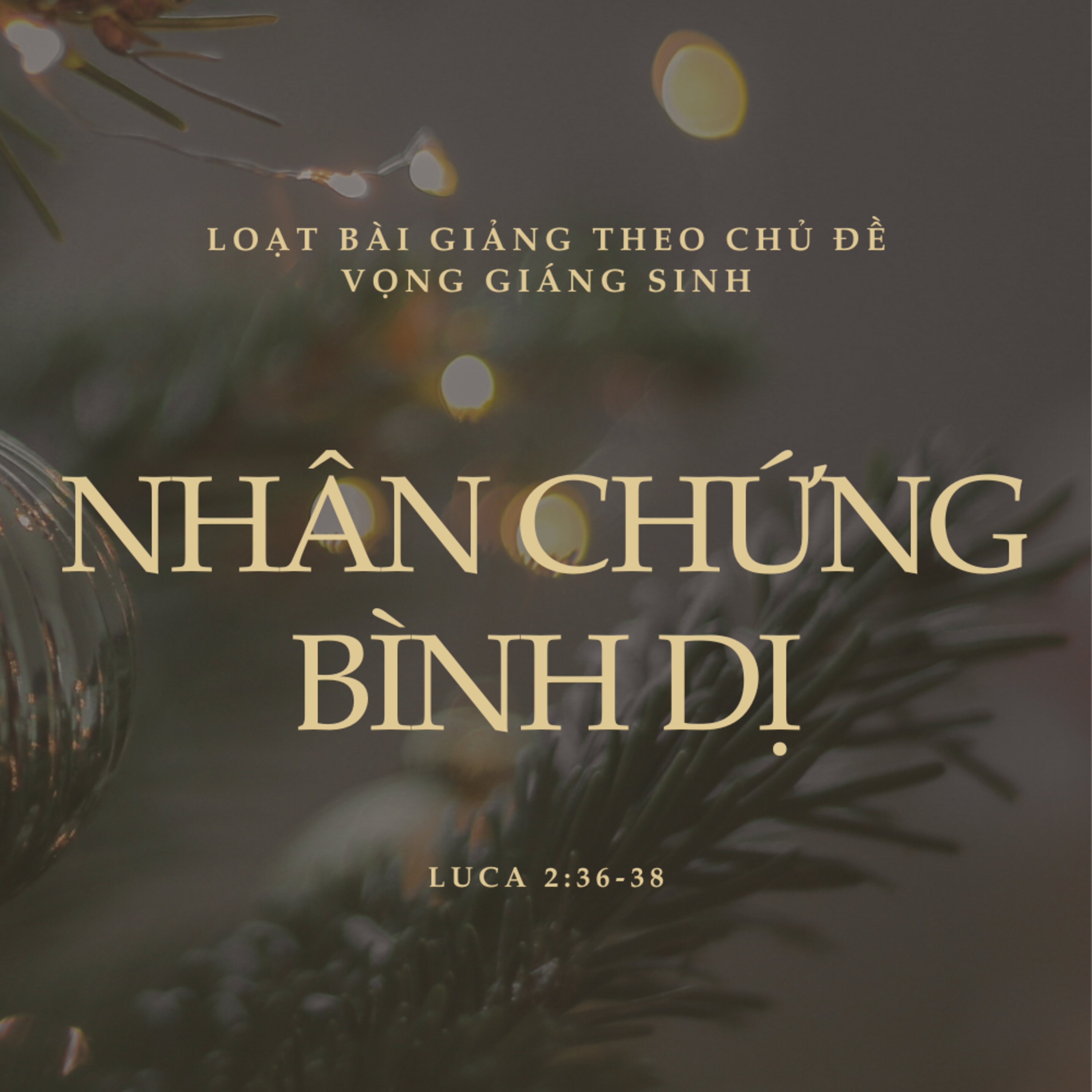 Luca 2:36-38 | NHÂN CHỨNG BÌNH DỊ || Mục Sư Bùi Văn Ba episode artwork