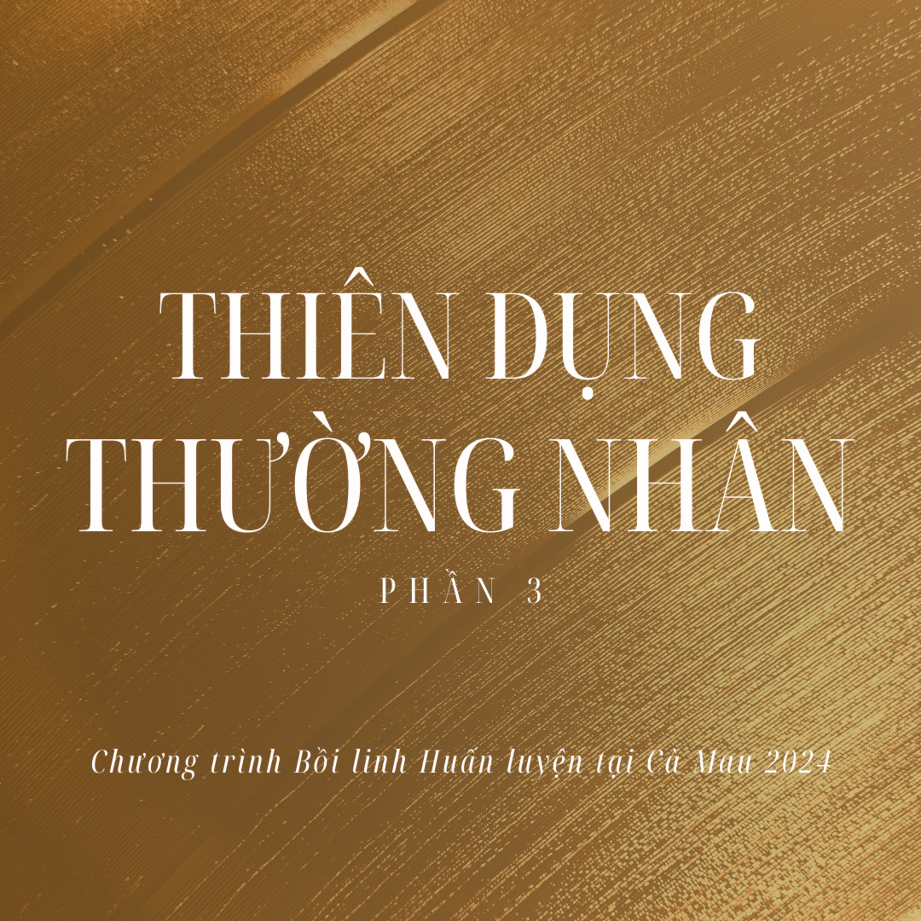 Bồi linh: THIÊN DỤNG THƯỜNG NHÂN - Phần 3 | Mục Sư Bùi Văn Ba episode artwork