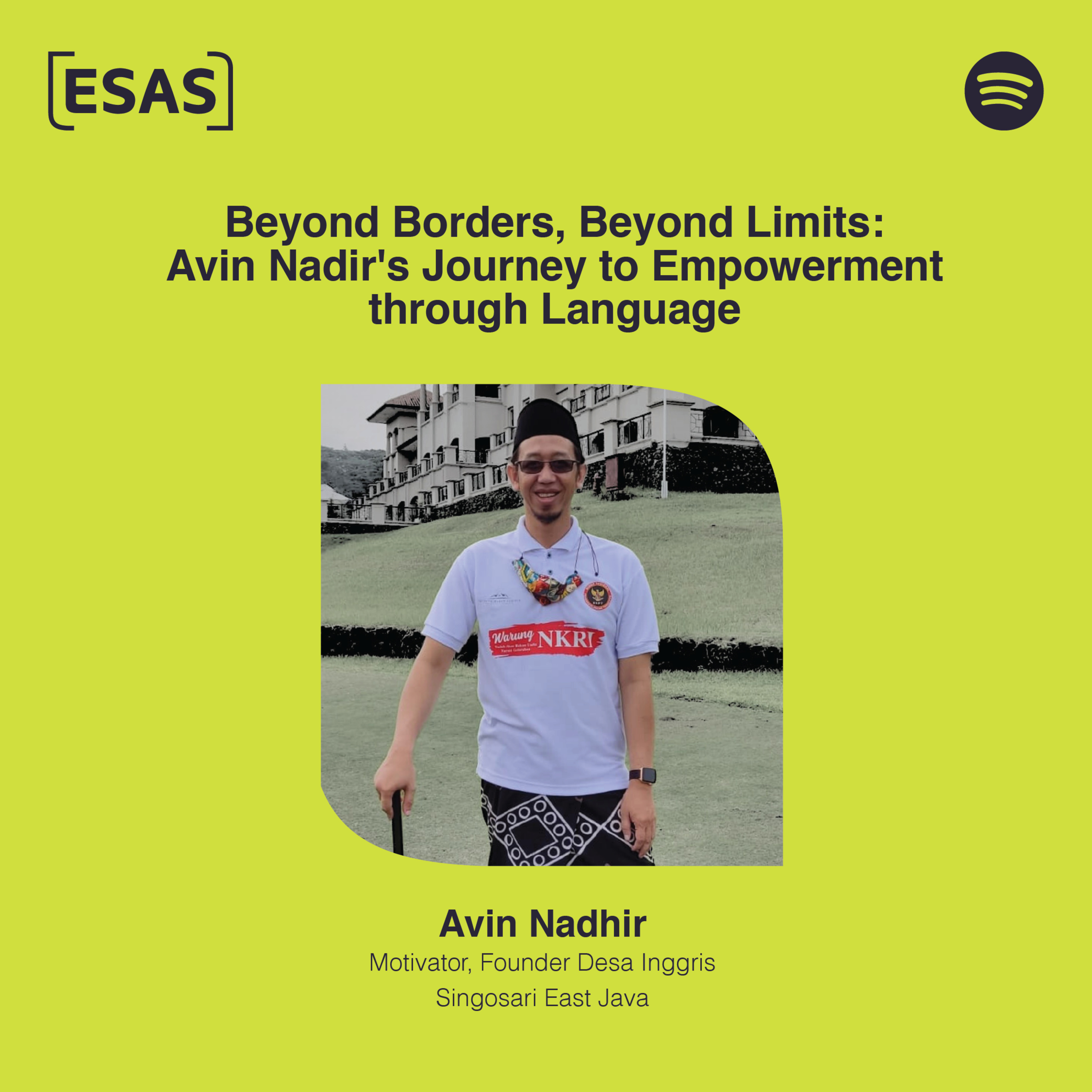 Beyond Borders, Beyond Limits: Avin Nadir's Journey to Empowerment through Language episode artwork