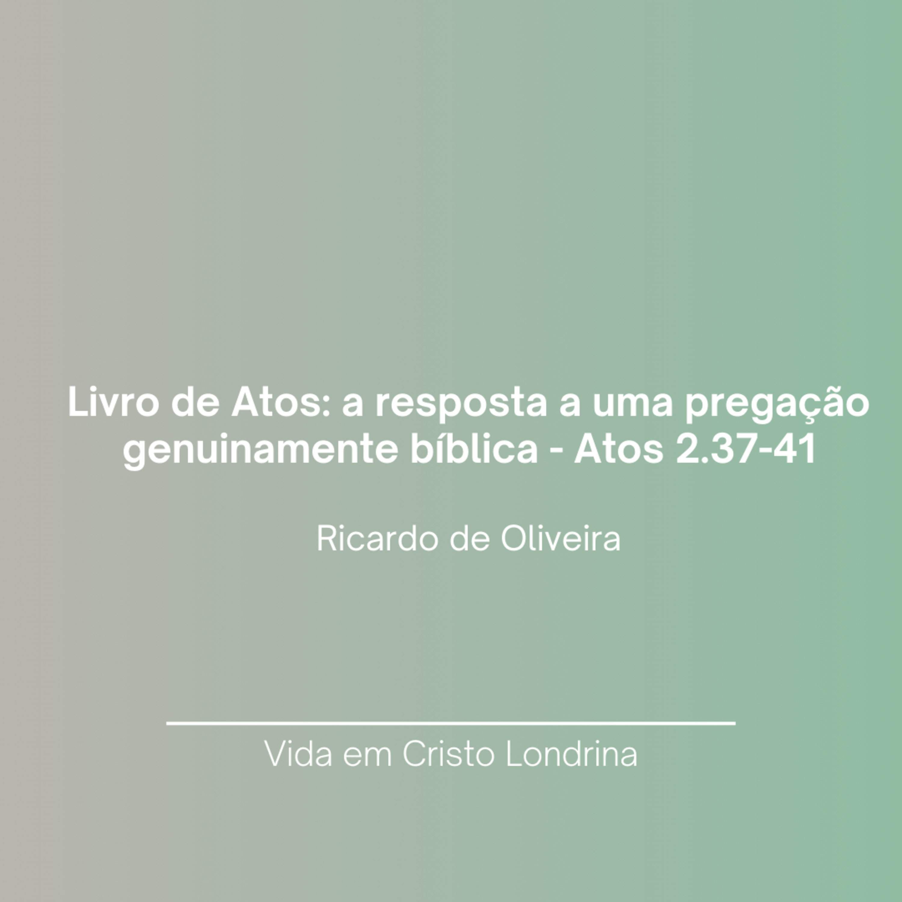 Vida em Cristo Londrina