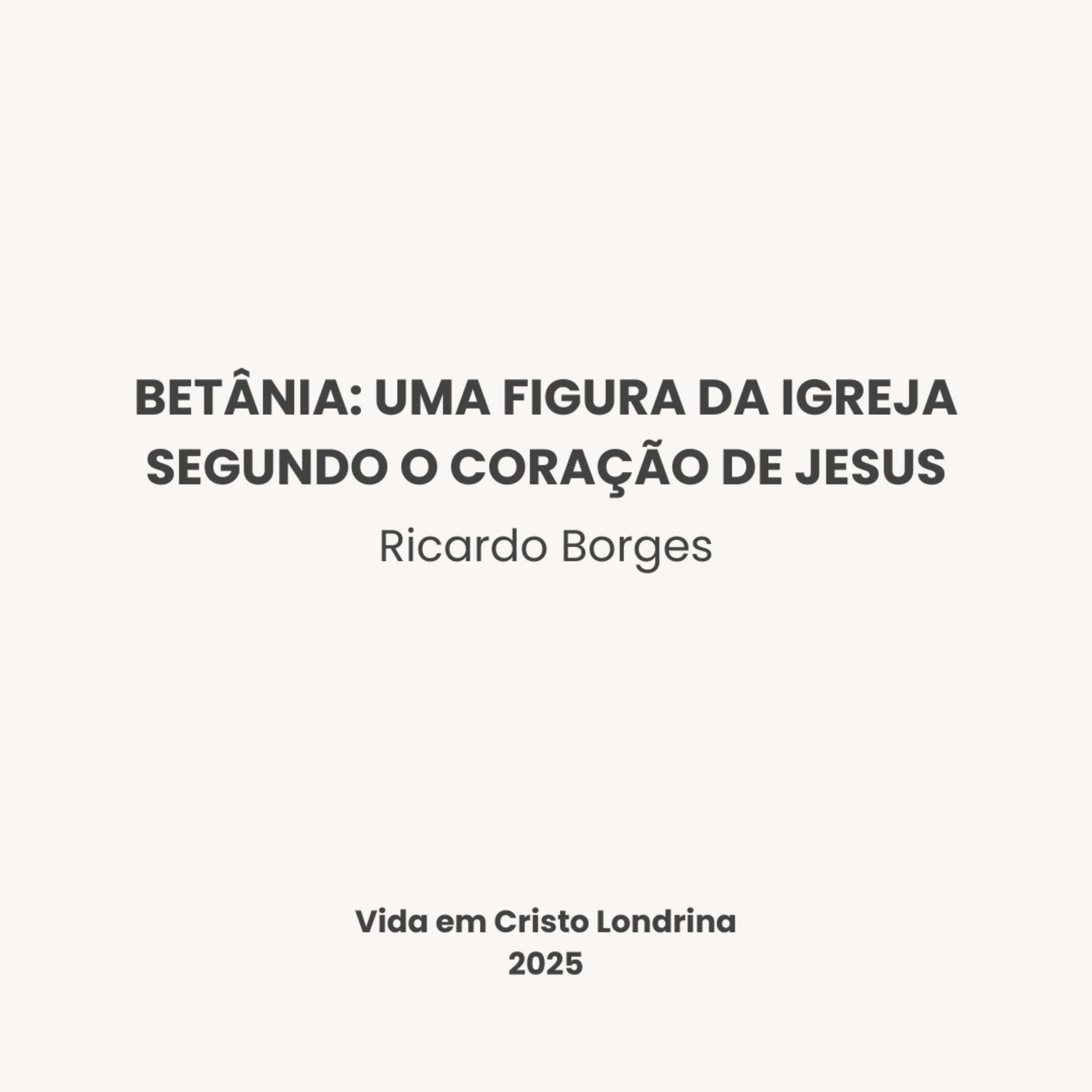Vida em Cristo Londrina