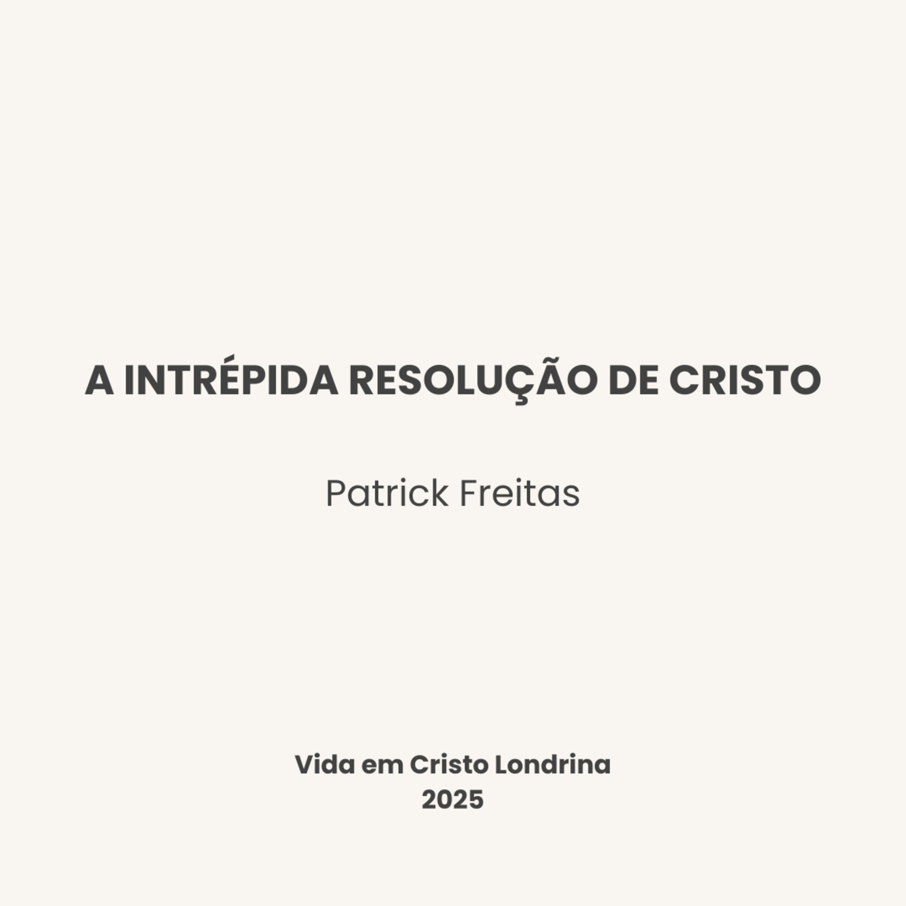 Vida em Cristo Londrina