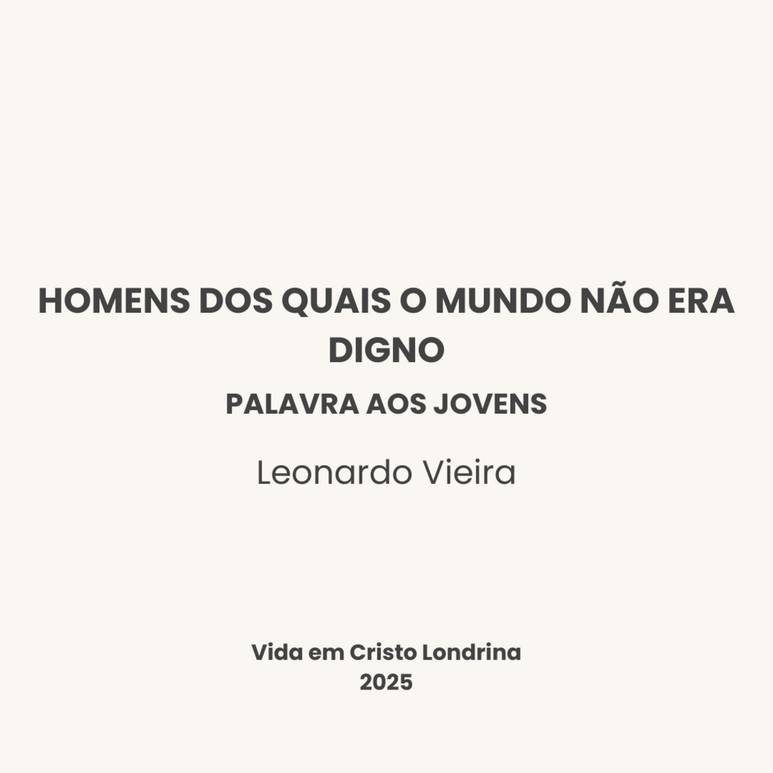 Vida em Cristo Londrina