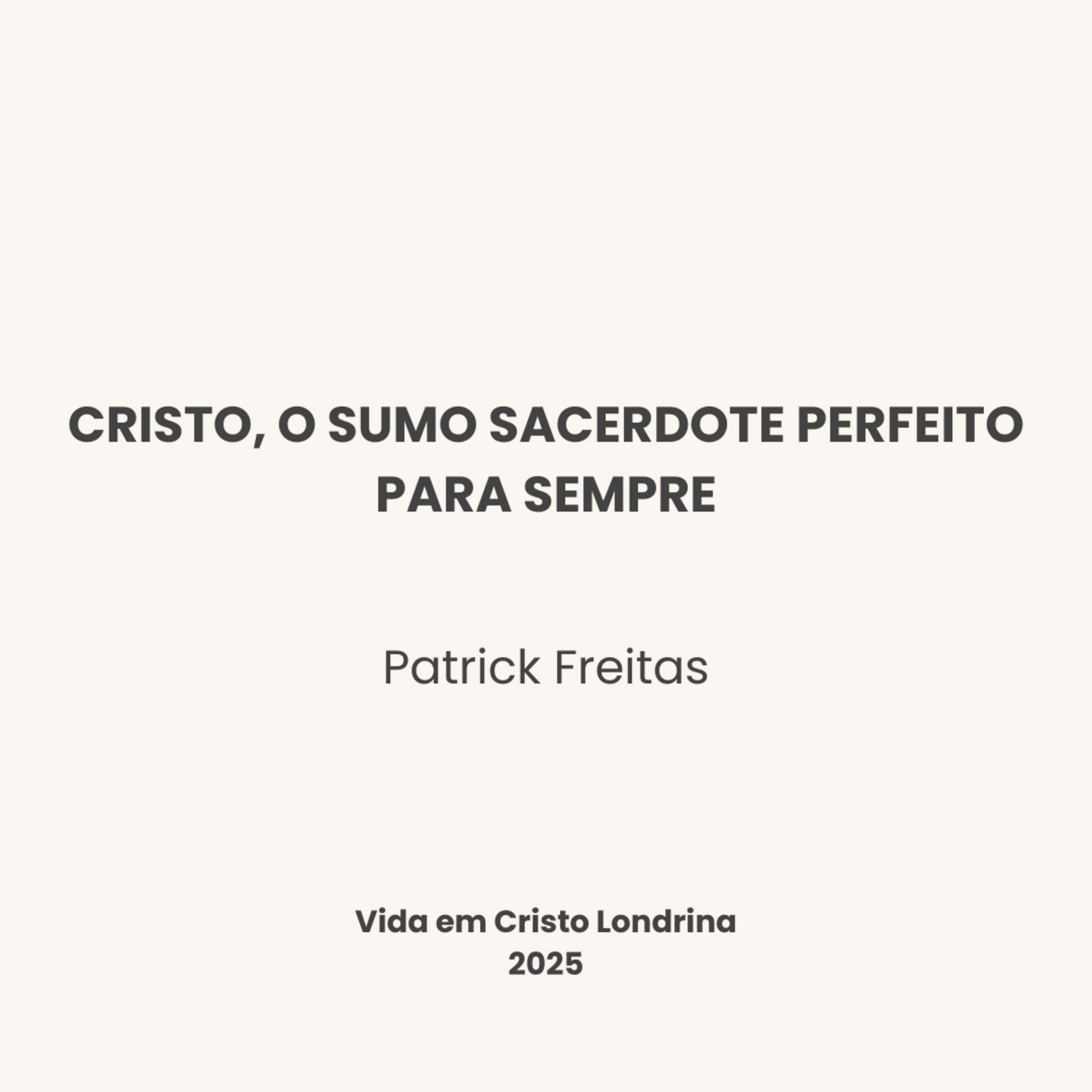 Vida em Cristo Londrina
