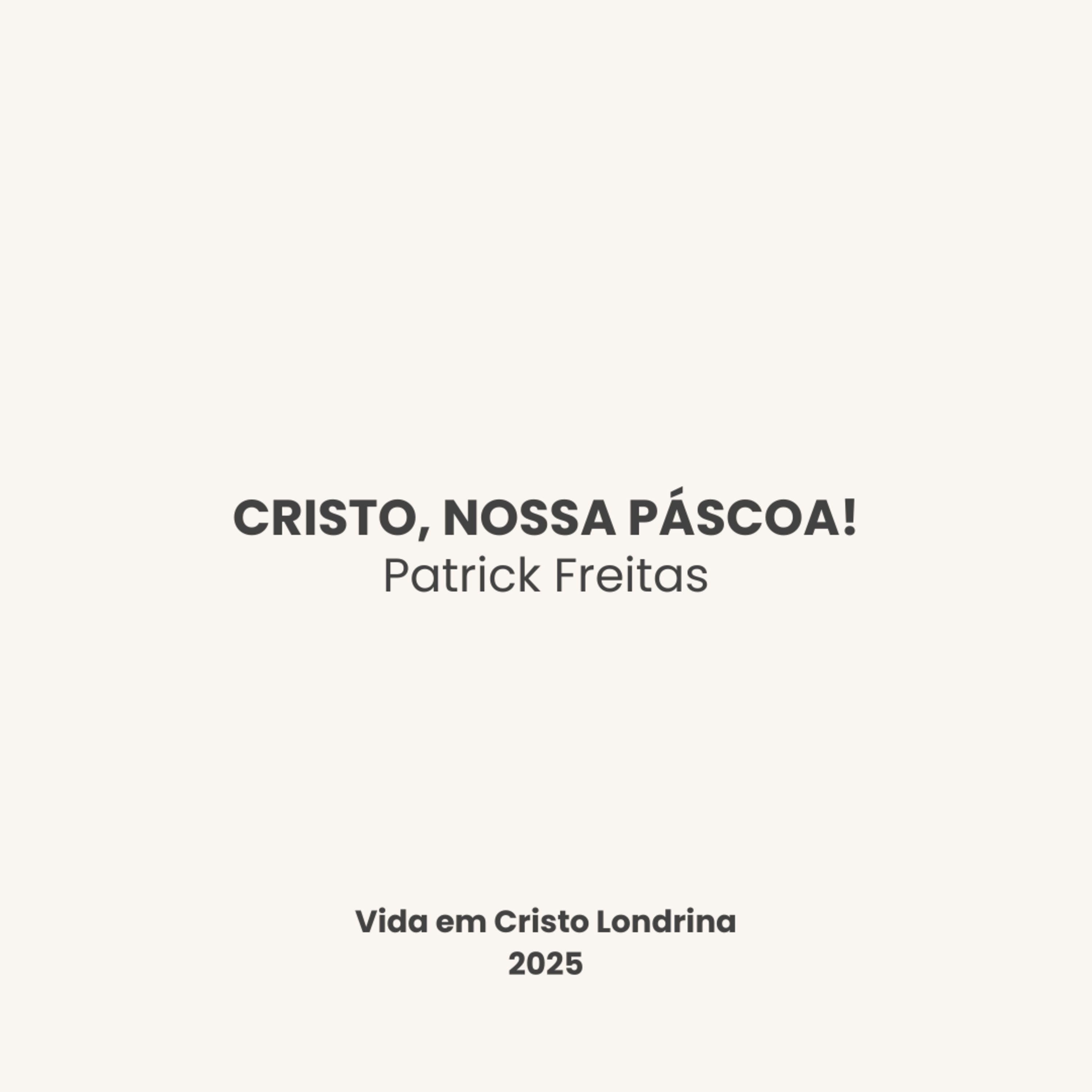 Vida em Cristo Londrina