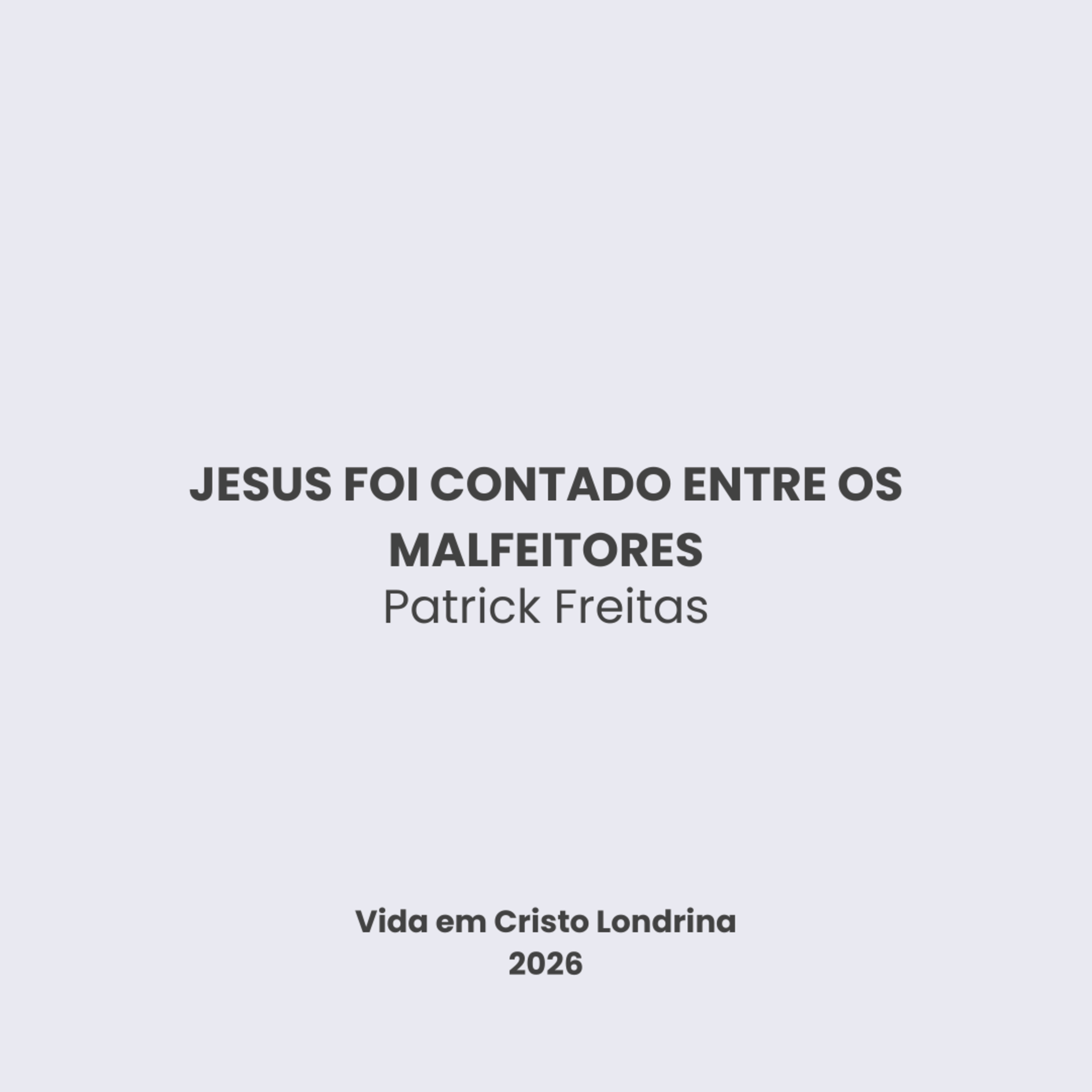 Vida em Cristo Londrina